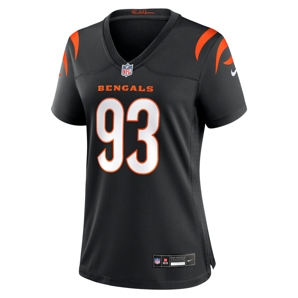 Women's Cincinnati Bengals Jonathan Allen Nike Black Team Game Jersey