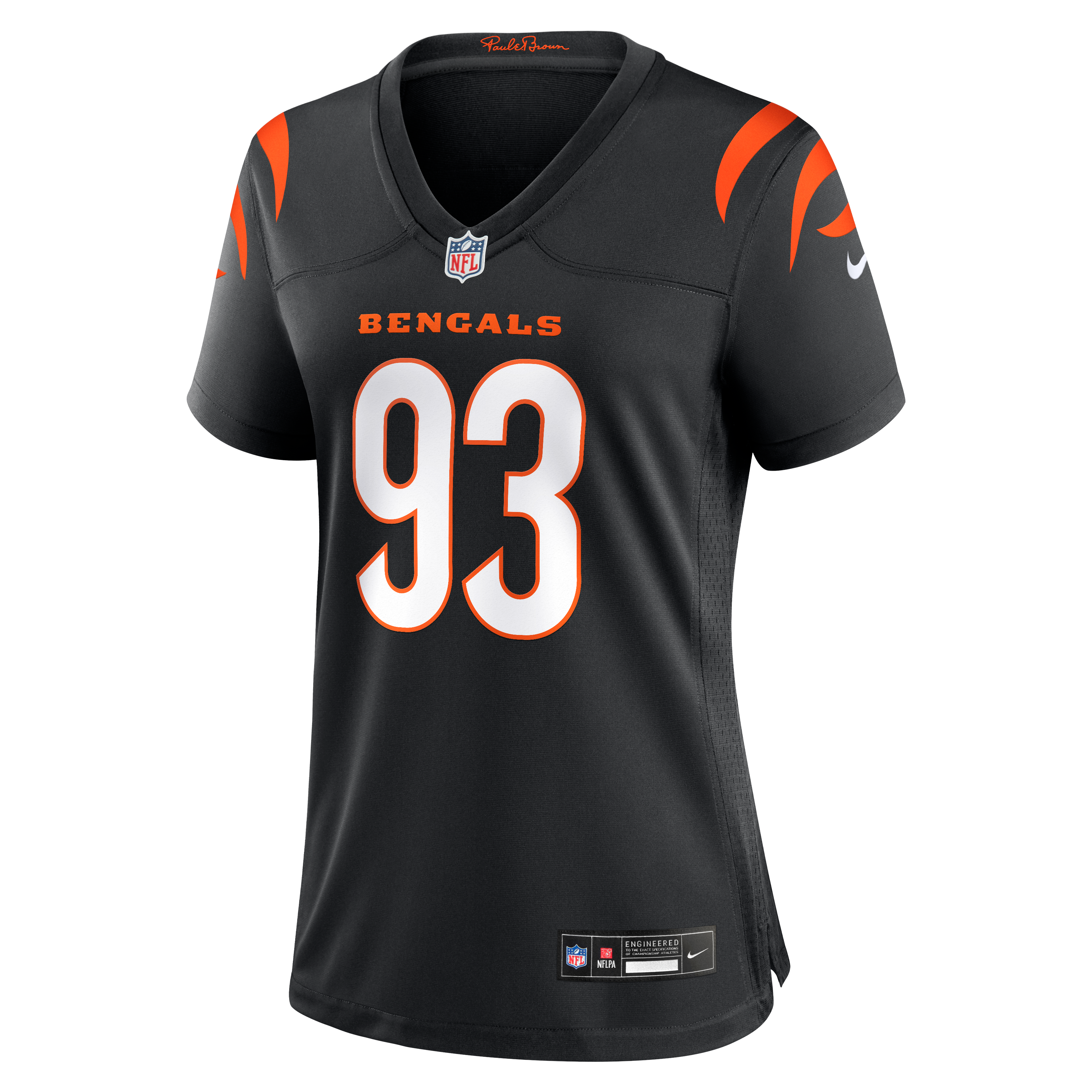 Women's Cincinnati Bengals Jonathan Allen Nike Black Team Game Jersey