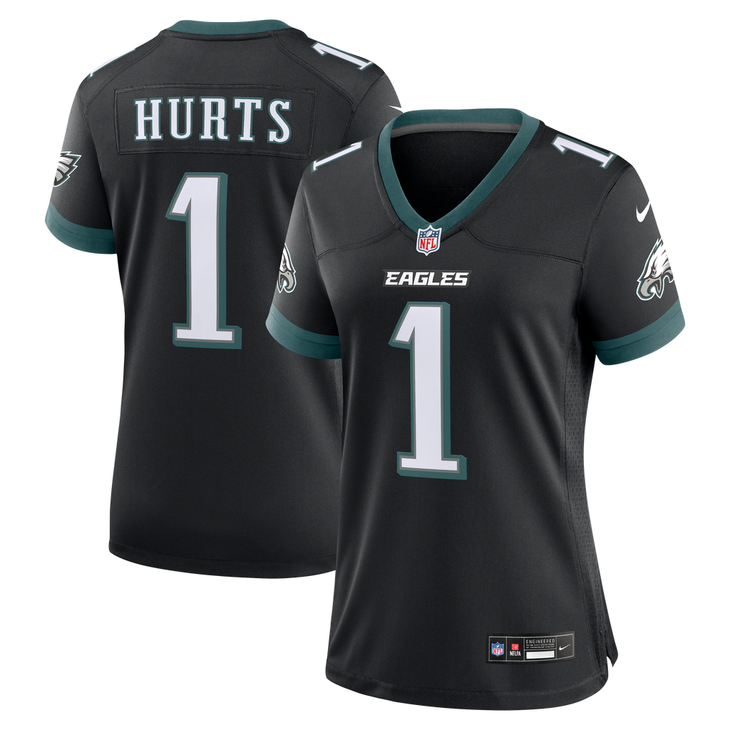 Women's Philadelphia Eagles Jalen Hurts Nike Black Alternate Game Jersey
