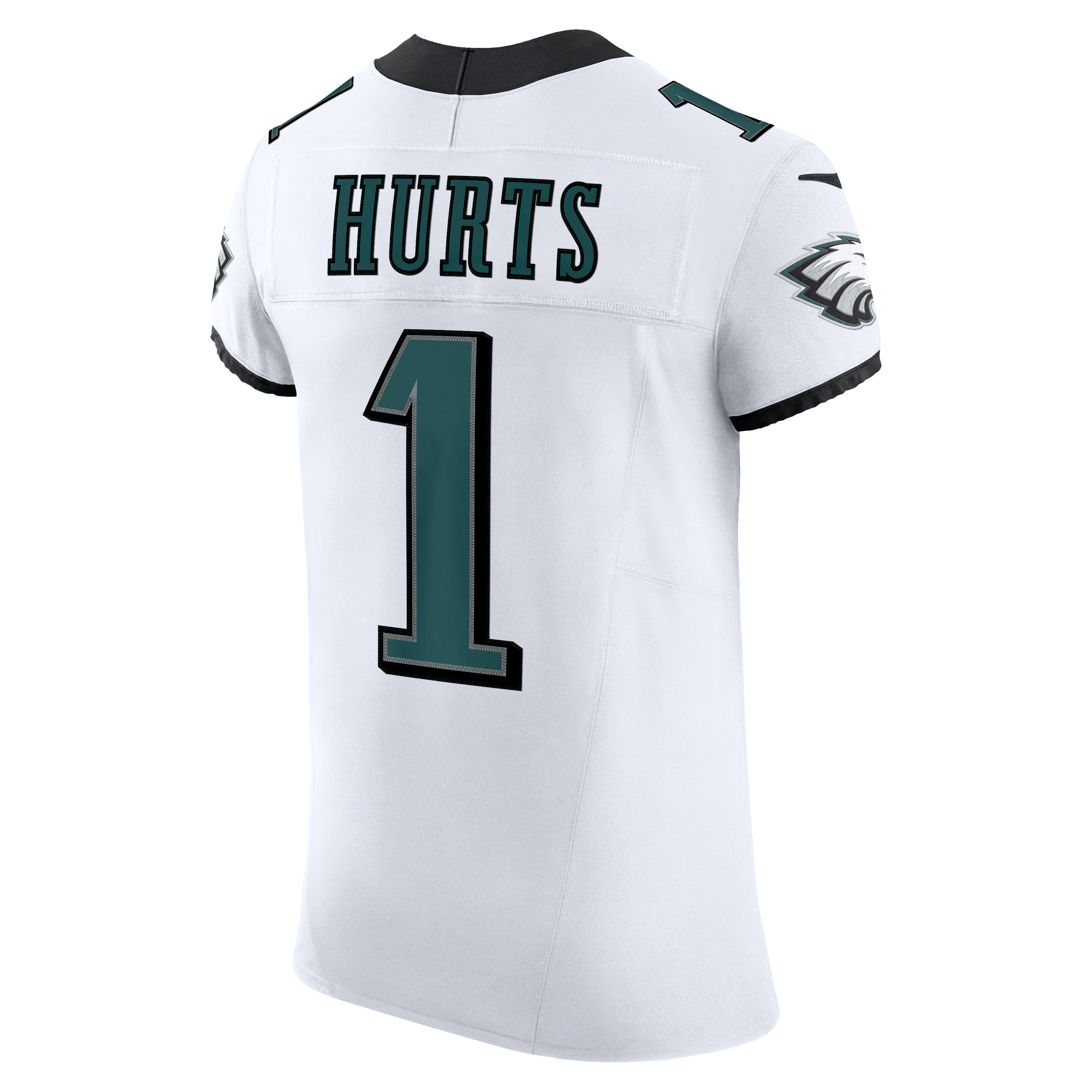 Men's Philadelphia Eagles Jalen Hurts Nike White Vapor Fuse Elite Jersey