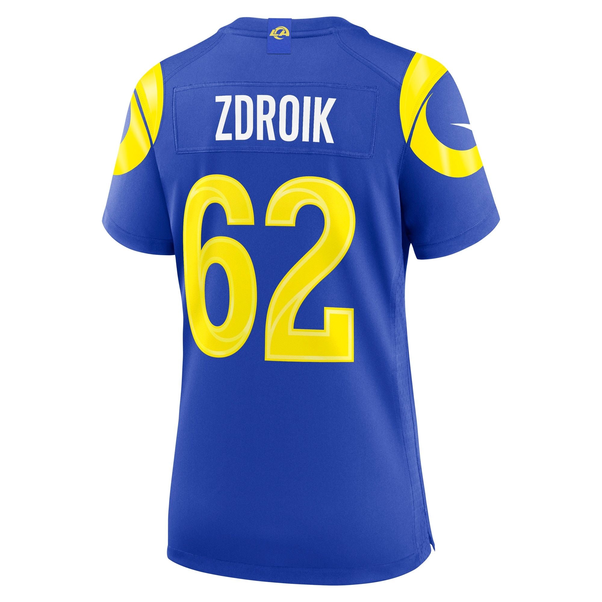 Women's Los Angeles Rams Payton Zdroik Nike Royal Team Game Jersey