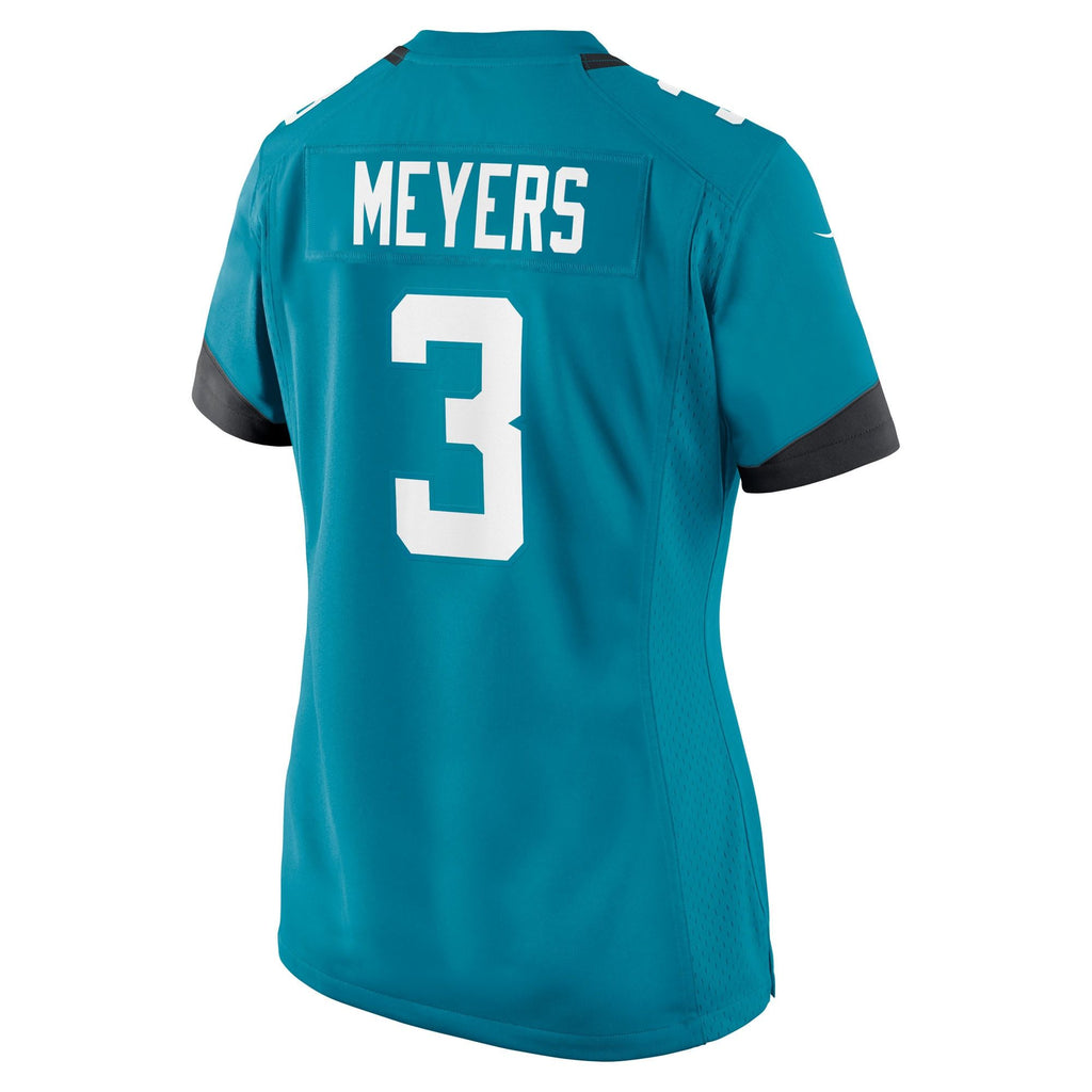 Women's Jacksonville Jaguars Jakobi Meyers Nike Teal Team Game Jersey
