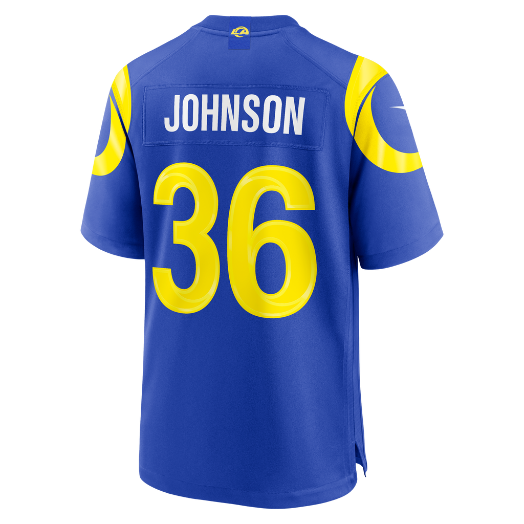 Men's Los Angeles Rams Alex Johnson Nike Royal Team Game Jersey