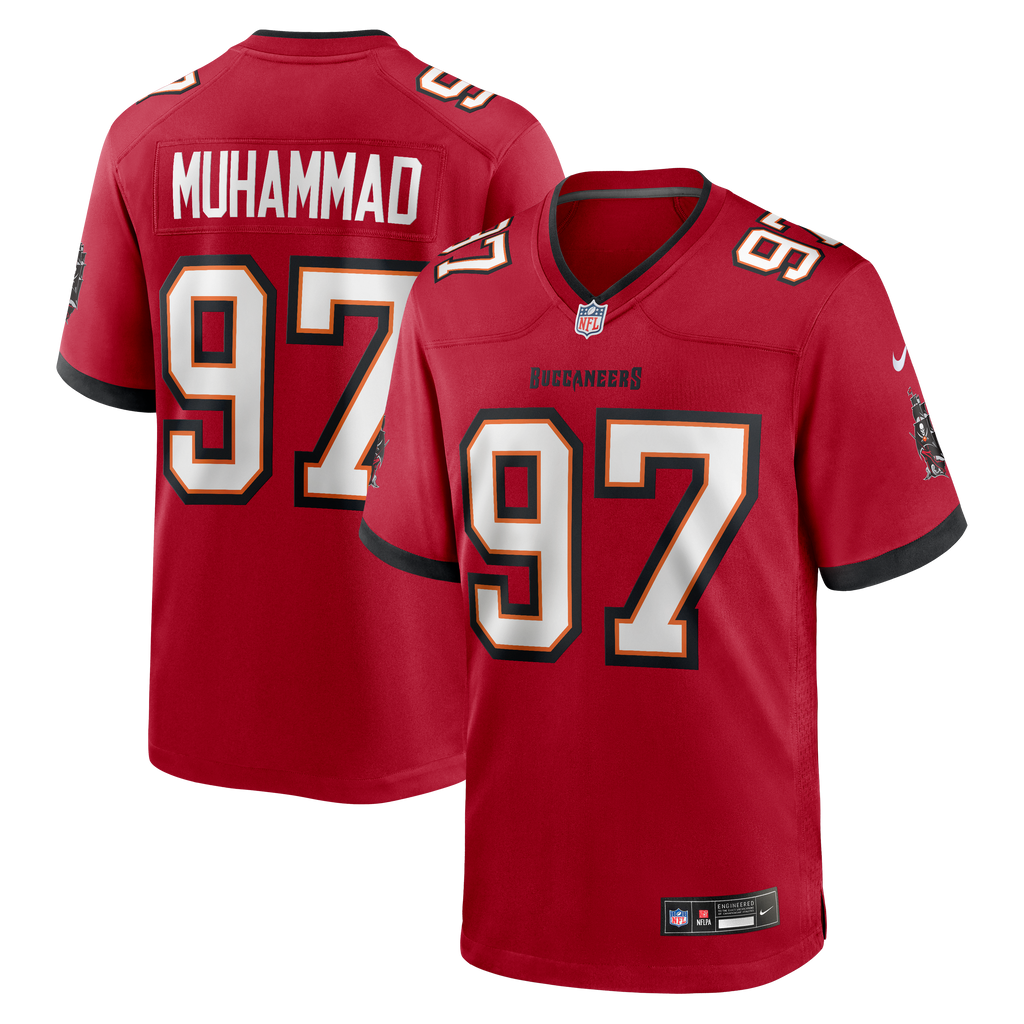 Men's Tampa Bay Buccaneers Al Quadin Muhammad Nike Red Team Game Jersey