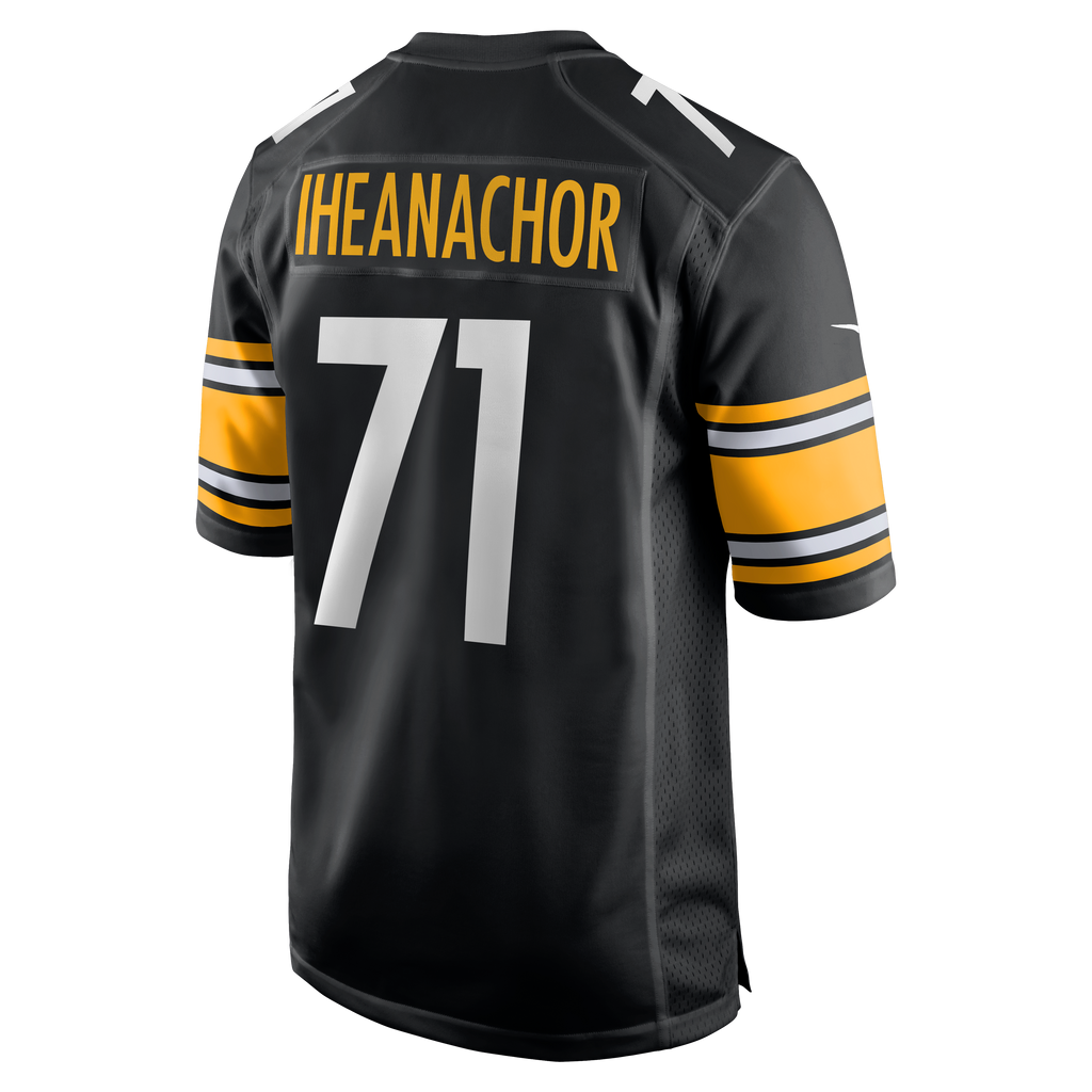 Men's Pittsburgh Steelers Max Iheanachor Nike Black 2026 Nfl Draft First Round Pick No 21 Team Game Jersey