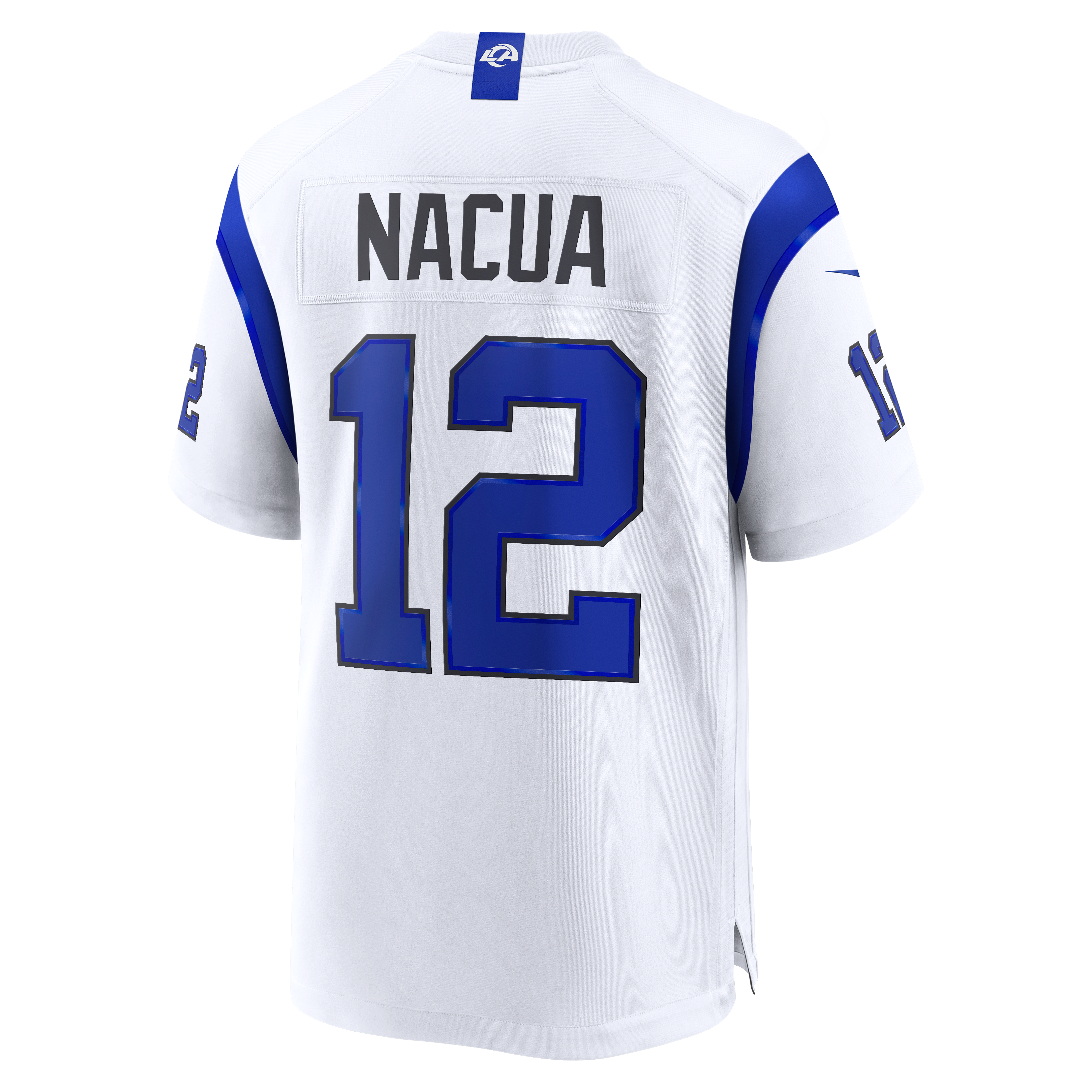 Men's Los Angeles Rams Puka Nacua Nike Fearsome White Game Jersey