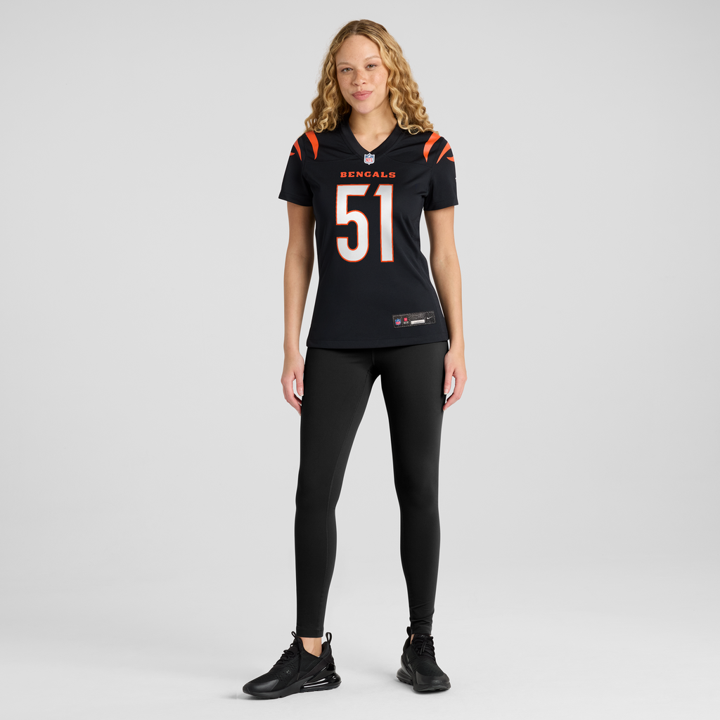 Women's Cincinnati Bengals Isaiah Foskey Nike Black Team Game Jersey