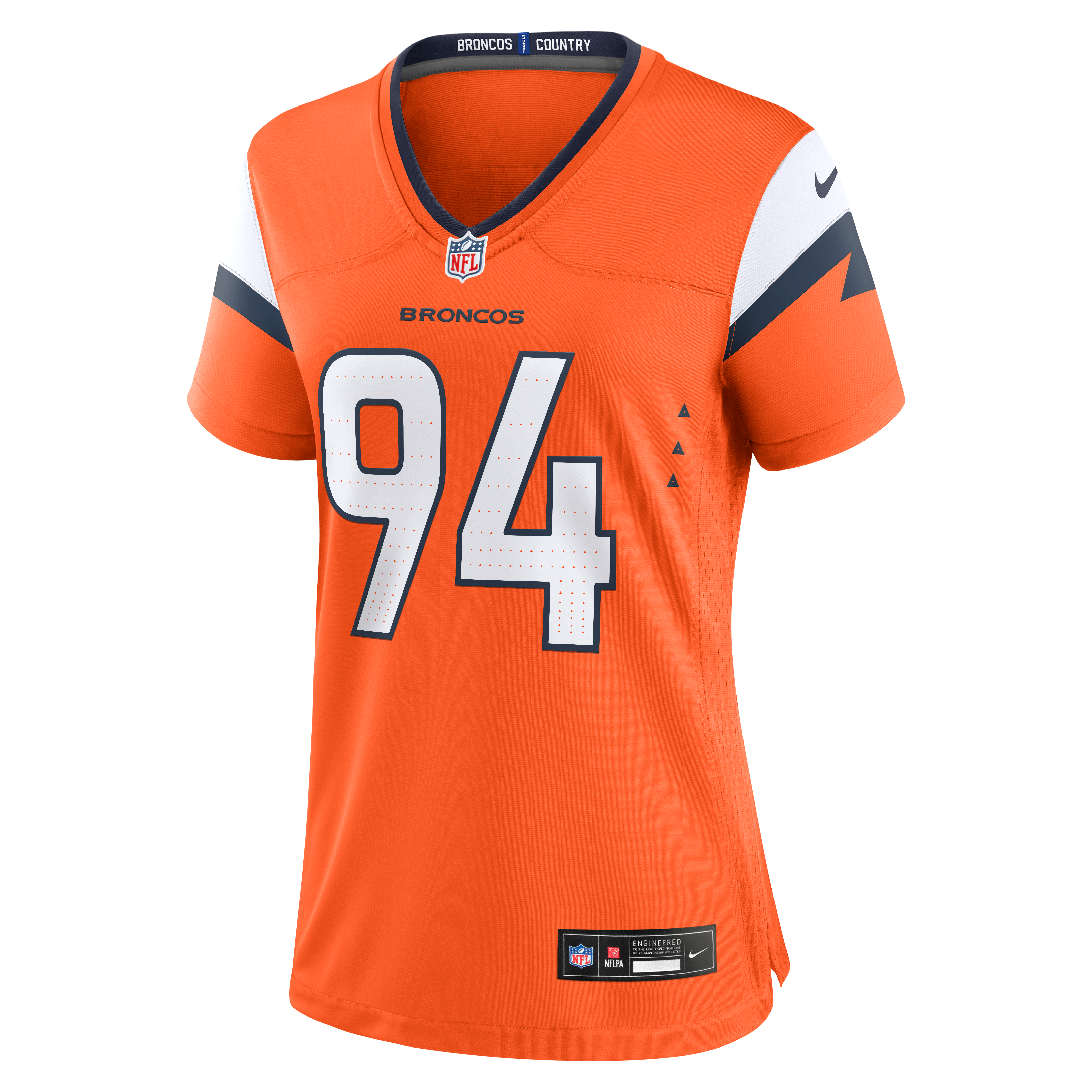 Women's Denver Broncos Demarcus Ware Nike Orange Team Retired Game Jersey