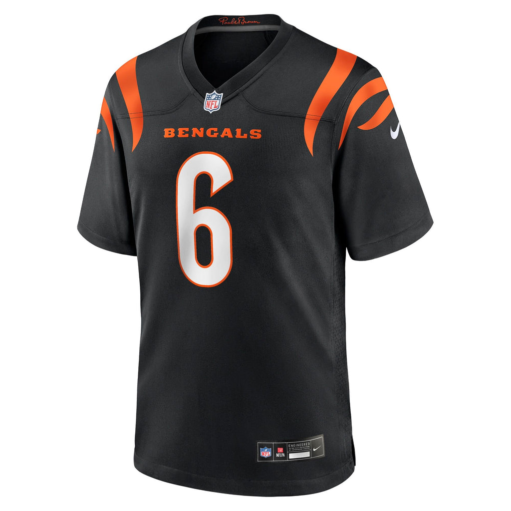 Men's Cincinnati Bengals Bryan Cook Nike Black Team Game Jersey