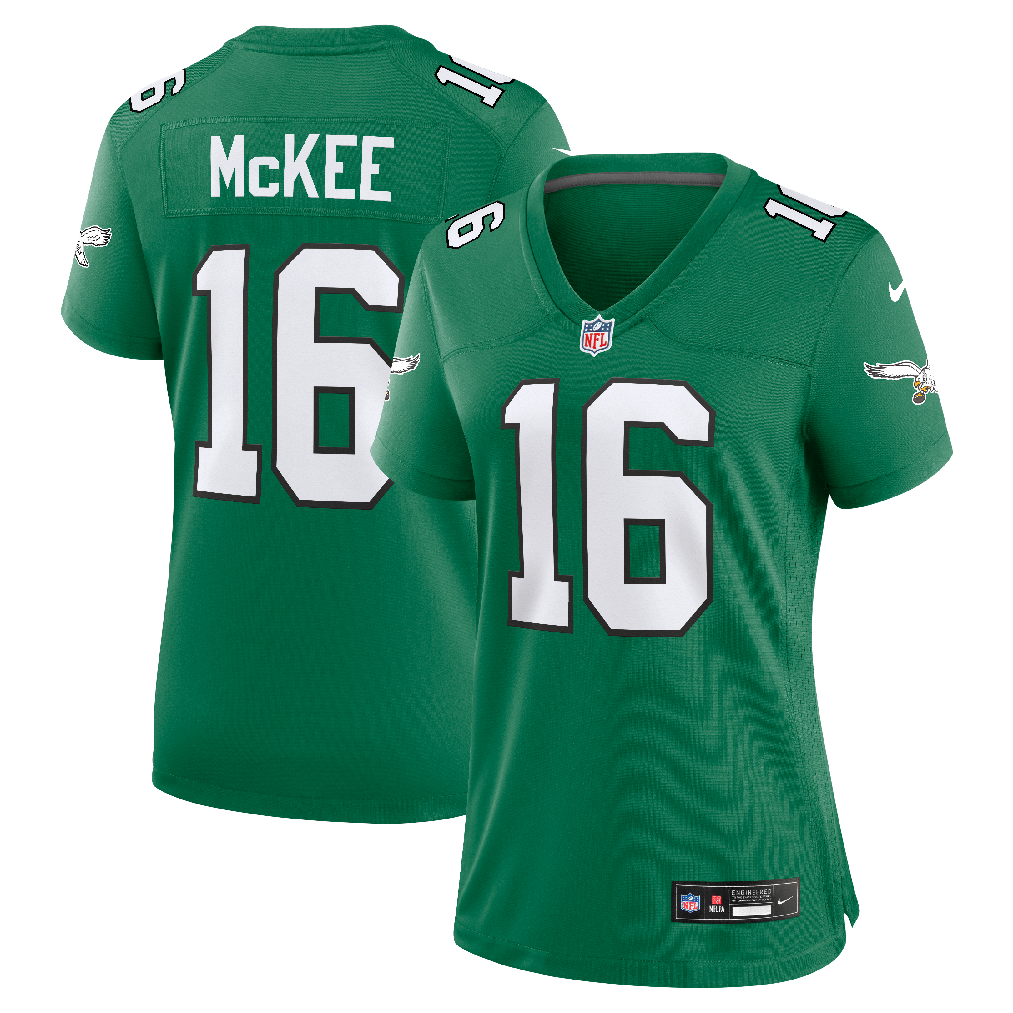 Women's Philadelphia Eagles Tanner Mckee Nike Kelly Green Alternate Game Jersey