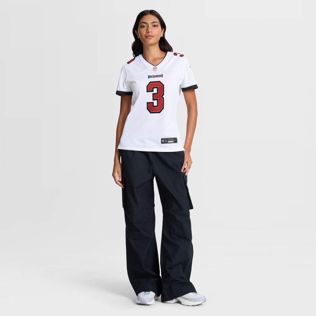 Women's Tampa Bay Buccaneers Rueben Bain Jr Nike White Game Jersey