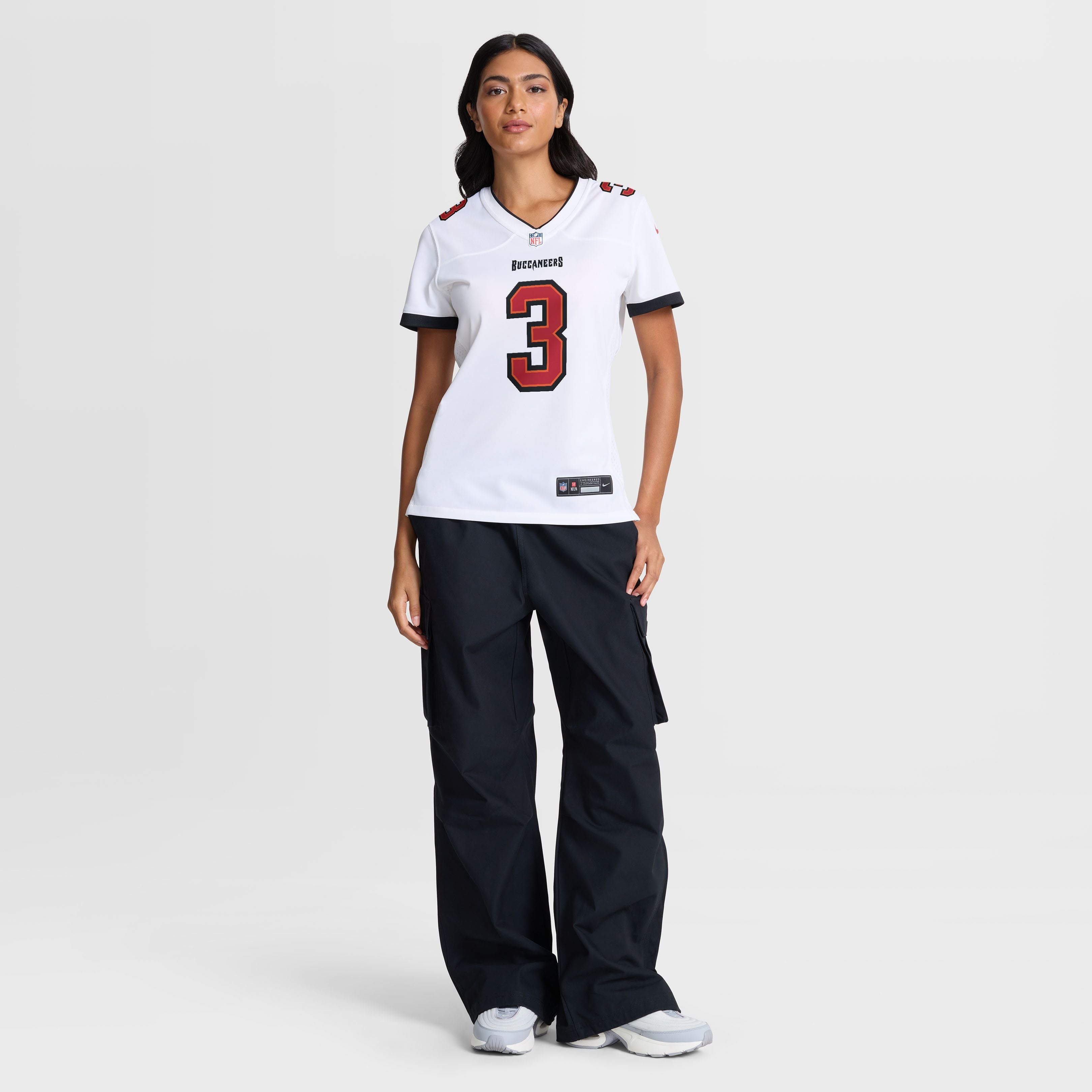 Women's Tampa Bay Buccaneers Rueben Bain Jr Nike White Game Jersey