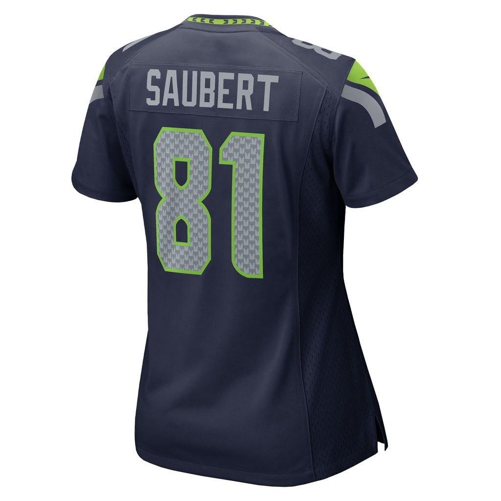 Women's Seattle Seahawks Eric Saubert Nike College Navy Team Game Jersey