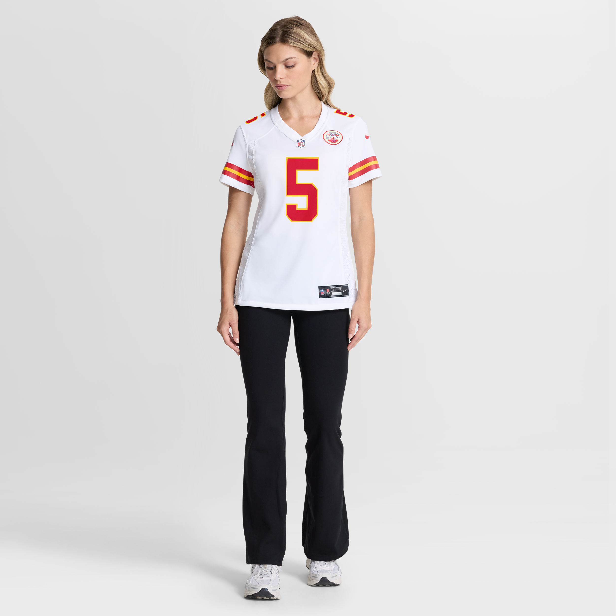 Women's Kansas City Chiefs Mansoor Delane Nike White Game Jersey