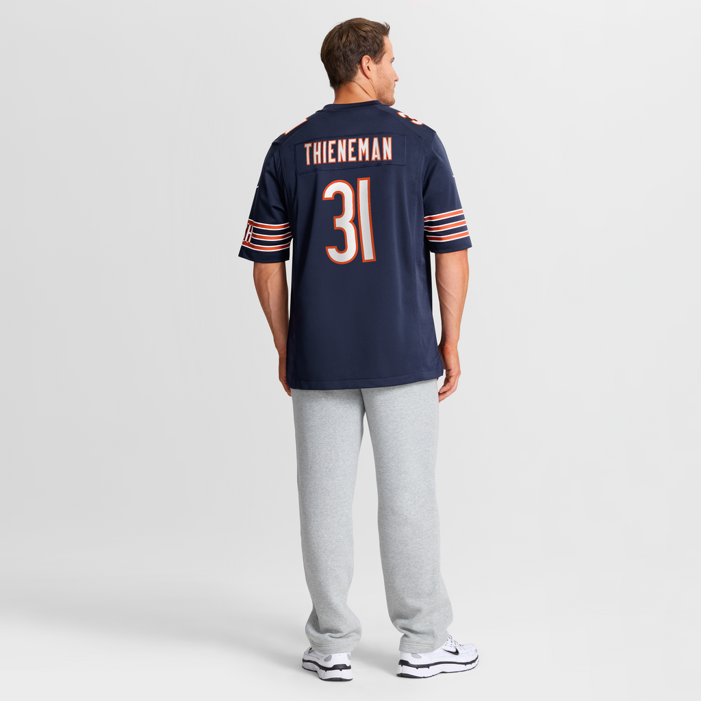 Men's Chicago Bears Dillon Thieneman Nike Navy 2026 Nfl Draft First Round Pick No 25 Team Game Jersey