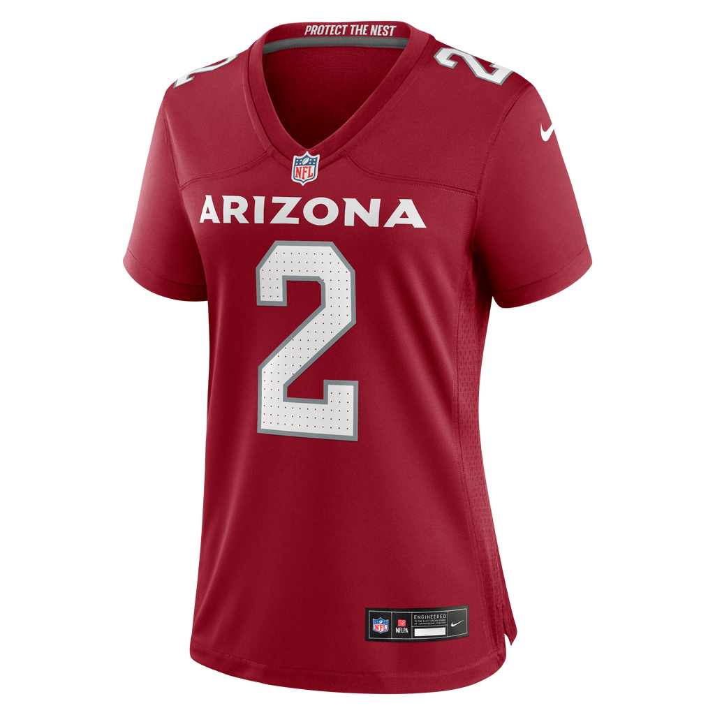 Women's Arizona Cardinals Will Johnson Nike Cardinal Team Game Jersey