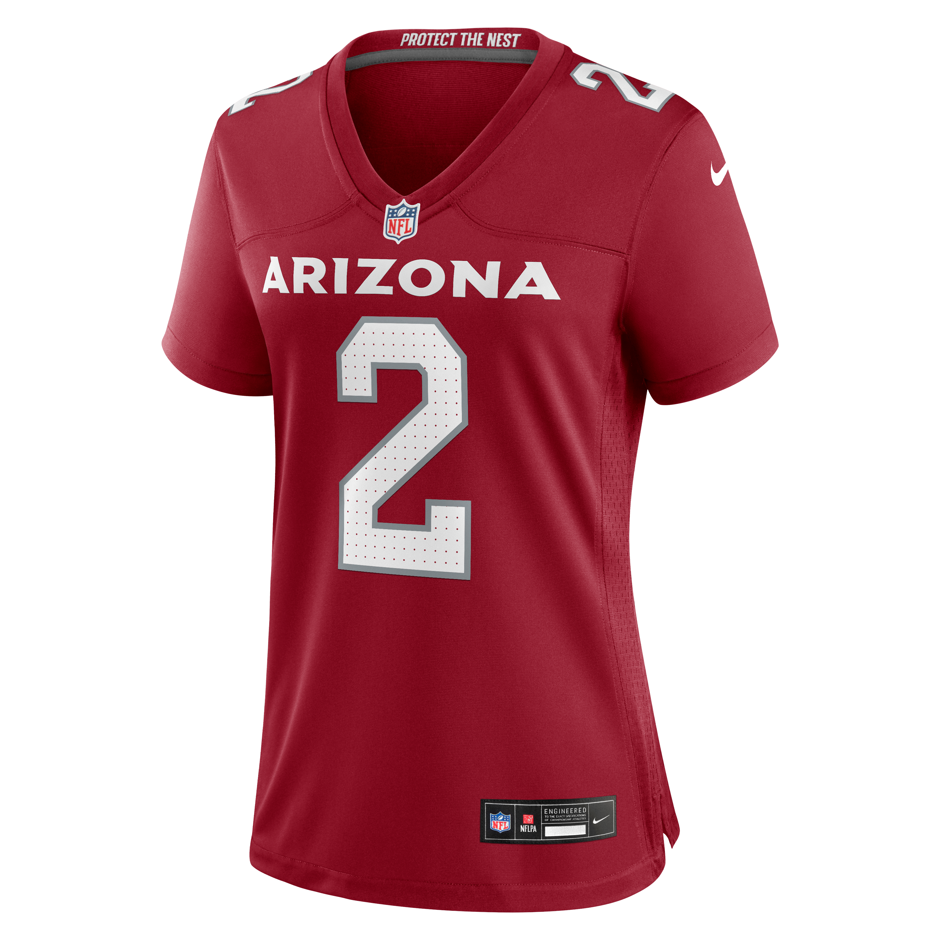 Women's Arizona Cardinals Will Johnson Nike Cardinal Team Game Jersey