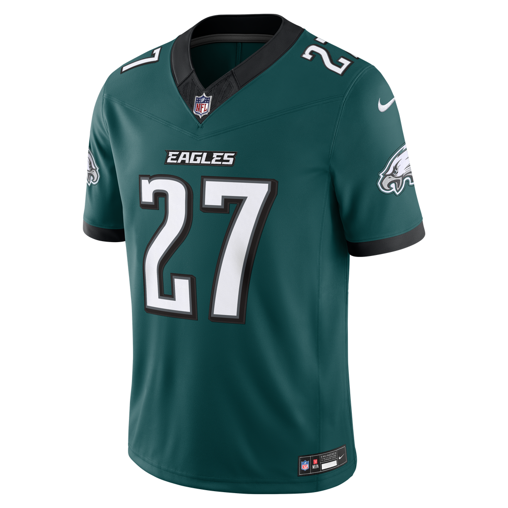 Men's Philadelphia Eagles Quinyon Mitchell Nike Midnight Green Team Vapor Fuse Stitched Limited Jersey