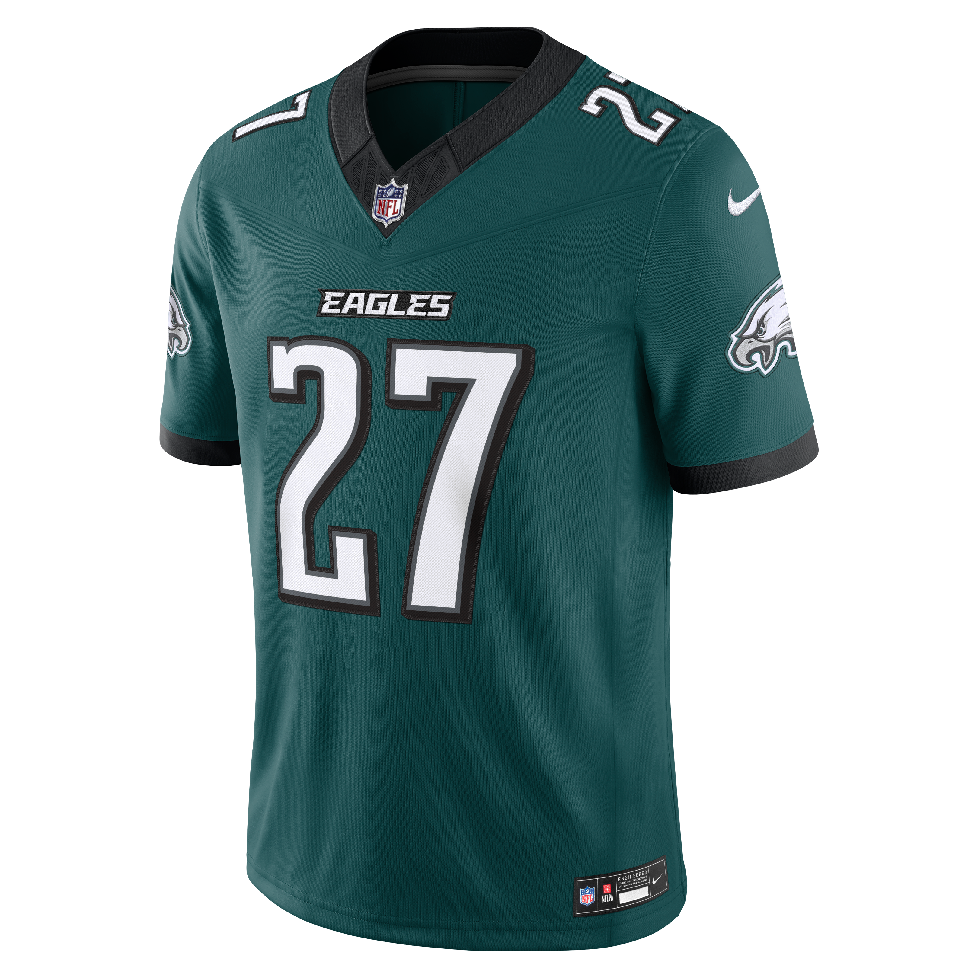 Men's Philadelphia Eagles Quinyon Mitchell Nike Midnight Green Team Vapor Fuse Stitched Limited Jersey