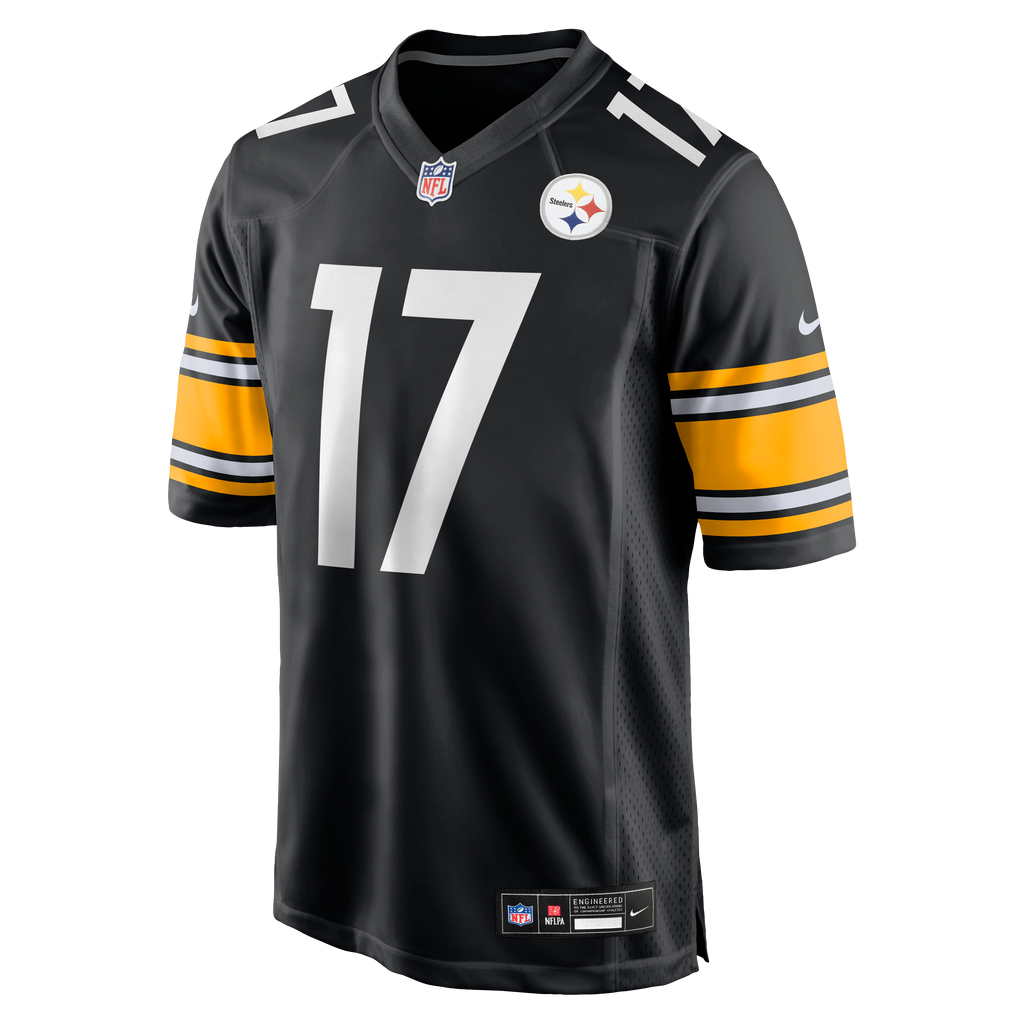 Men's Pittsburgh Steelers Germie Bernard Nike Black Game Jersey