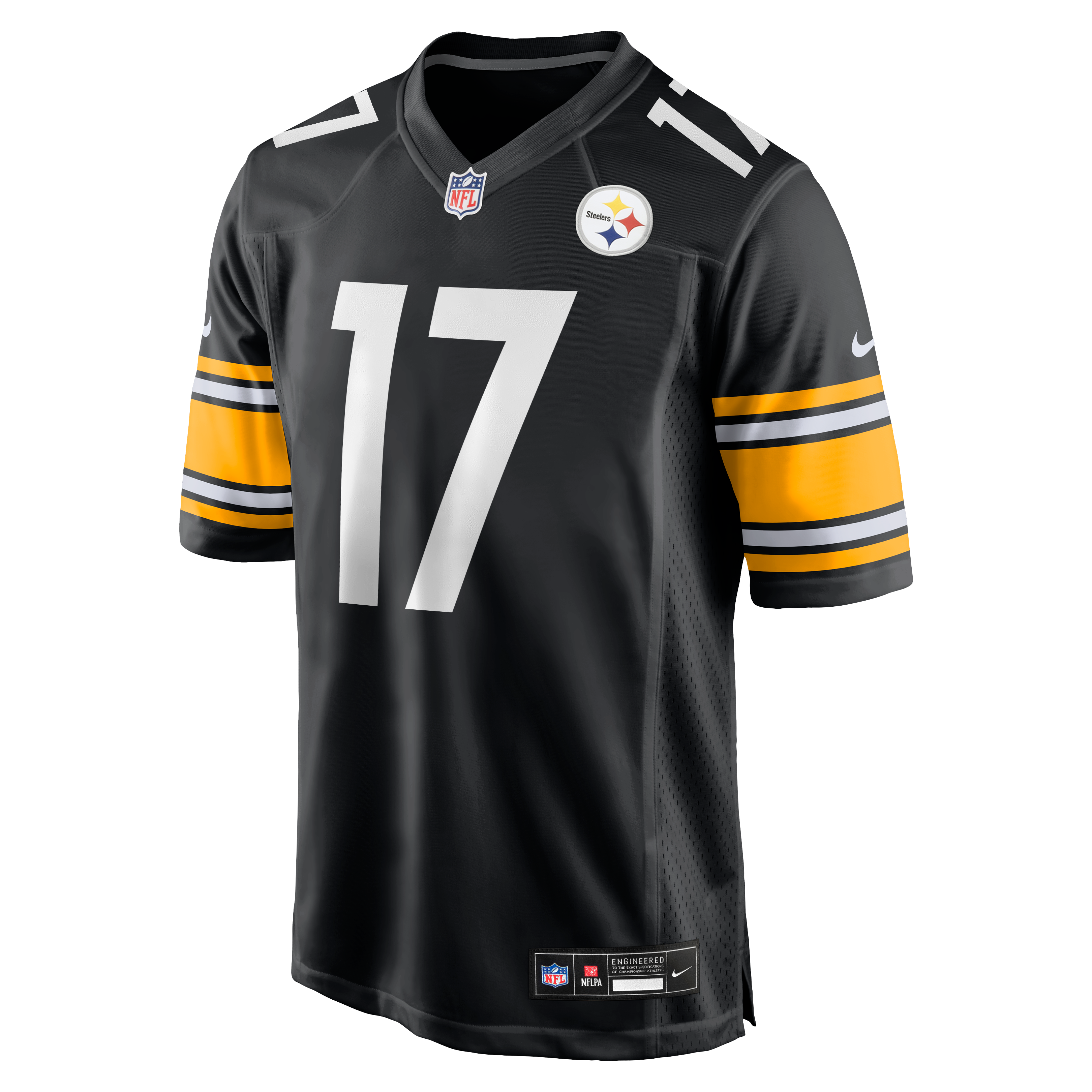 Men's Pittsburgh Steelers Germie Bernard Nike Black Game Jersey