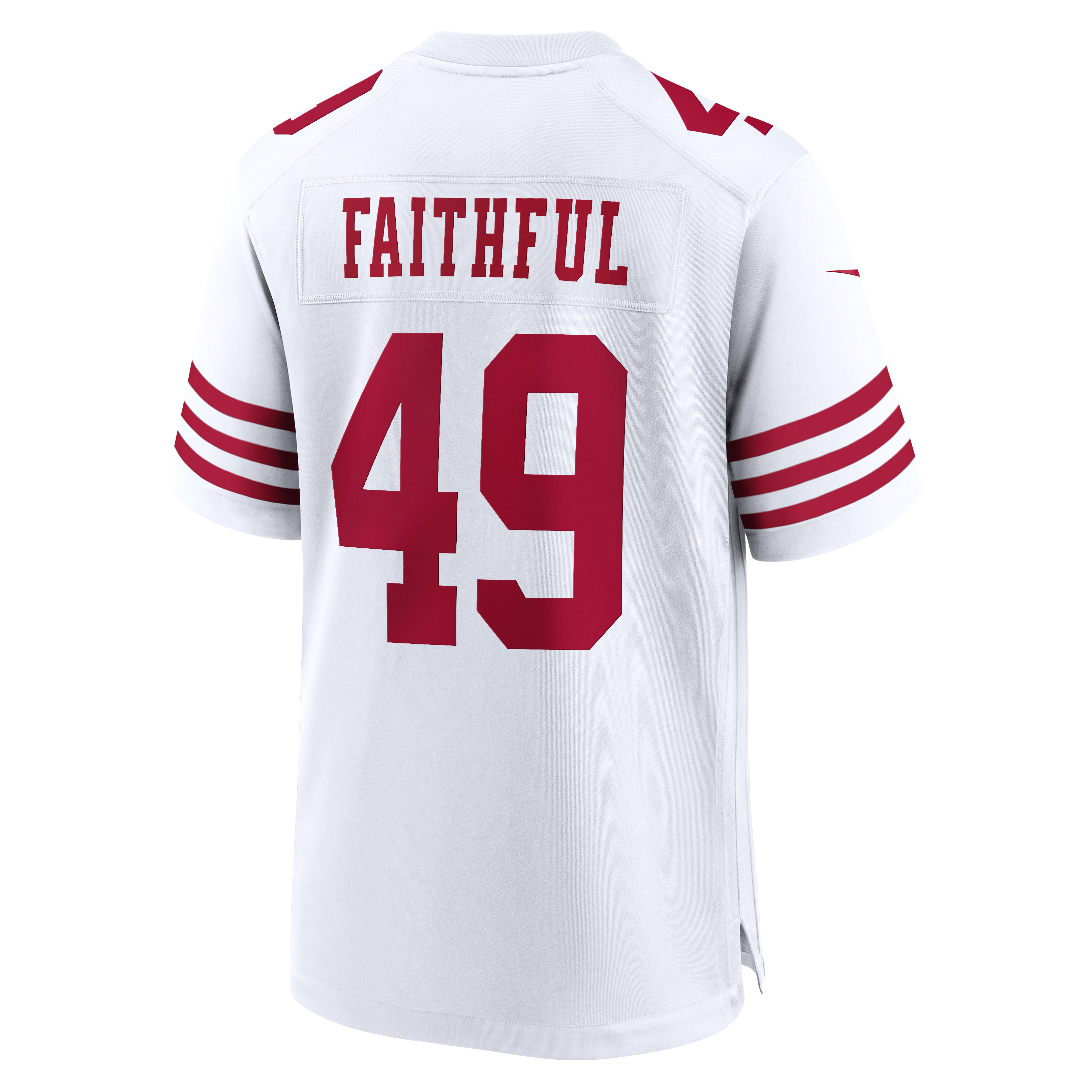 Men's San Francisco 49Ers The Faithful Nike White 80Th Anniversary Game Jersey
