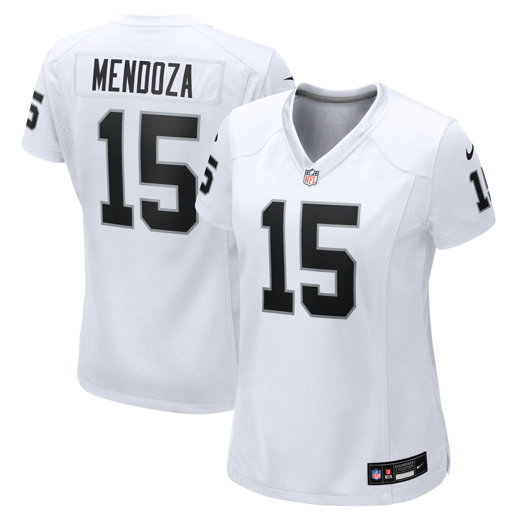 Women's Las Vegas Raiders Fernando Mendoza Nike White Game Player Jersey