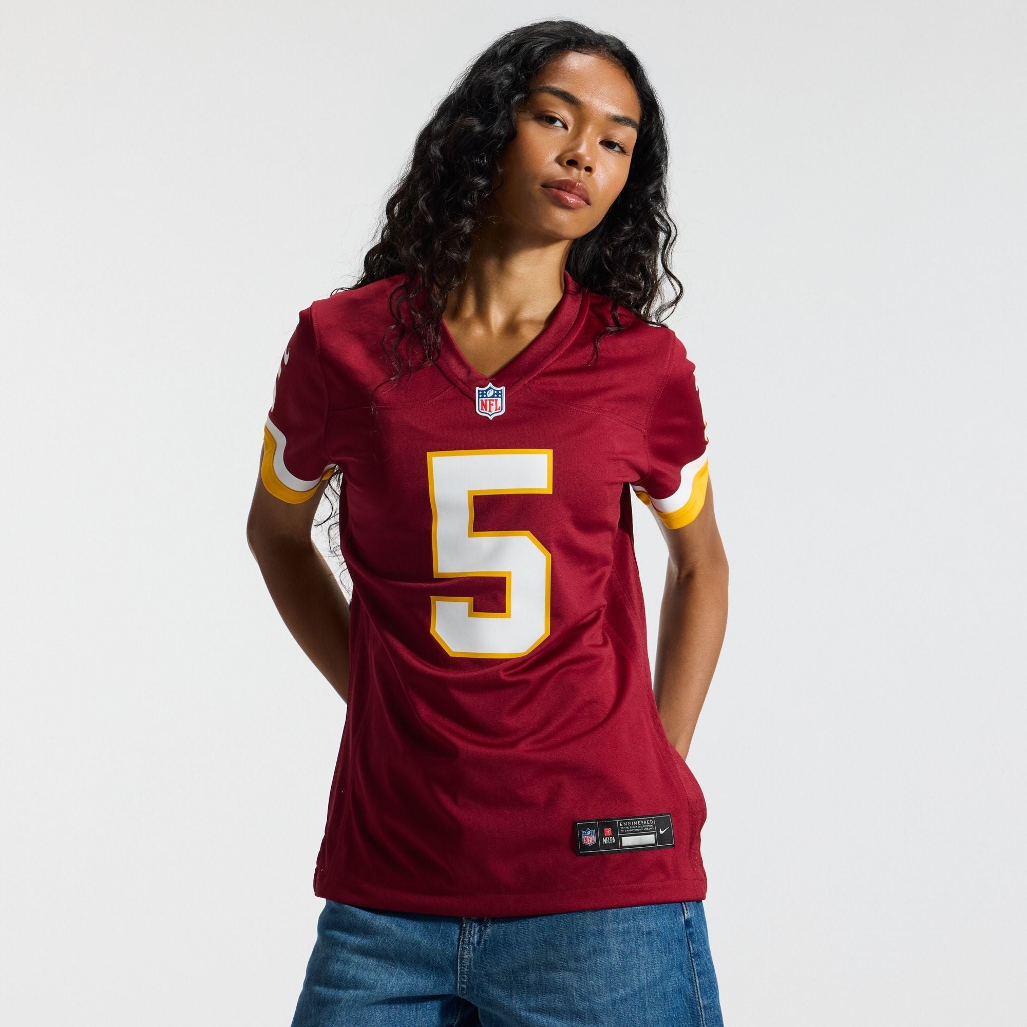 Women's Washington Commanders Jayden Daniels Nike Burgundy Game Jersey