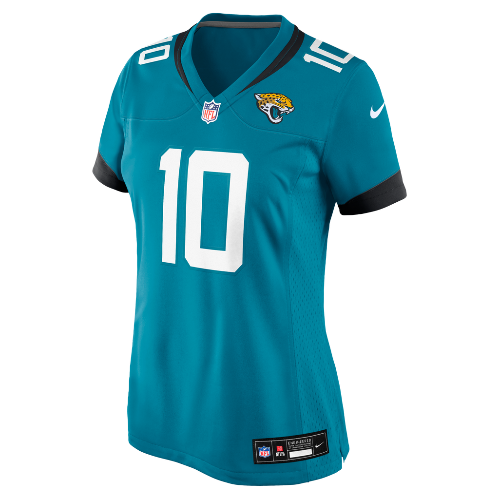 Women's Jacksonville Jaguars Carter Bradley Nike Teal Team Game Jersey