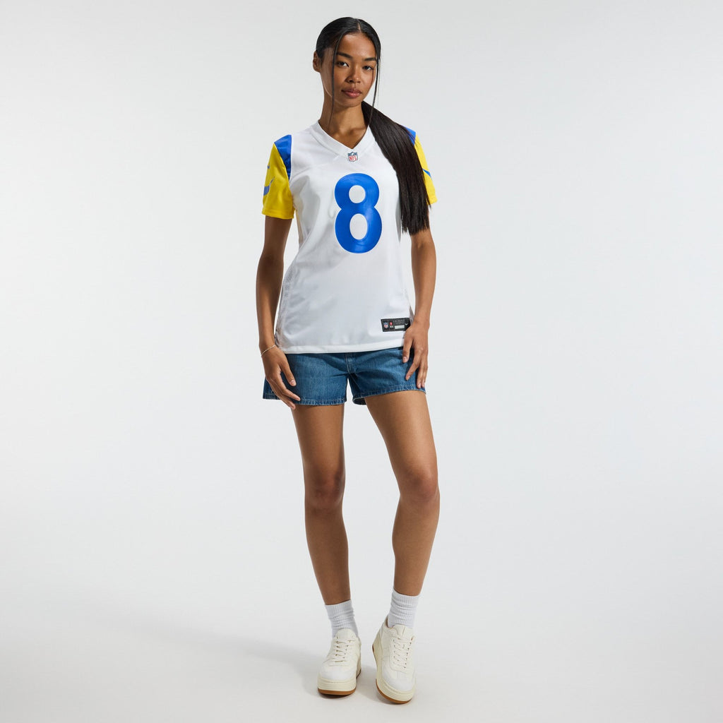 Women's Los Angeles Rams Jared Verse Nike White Game Jersey