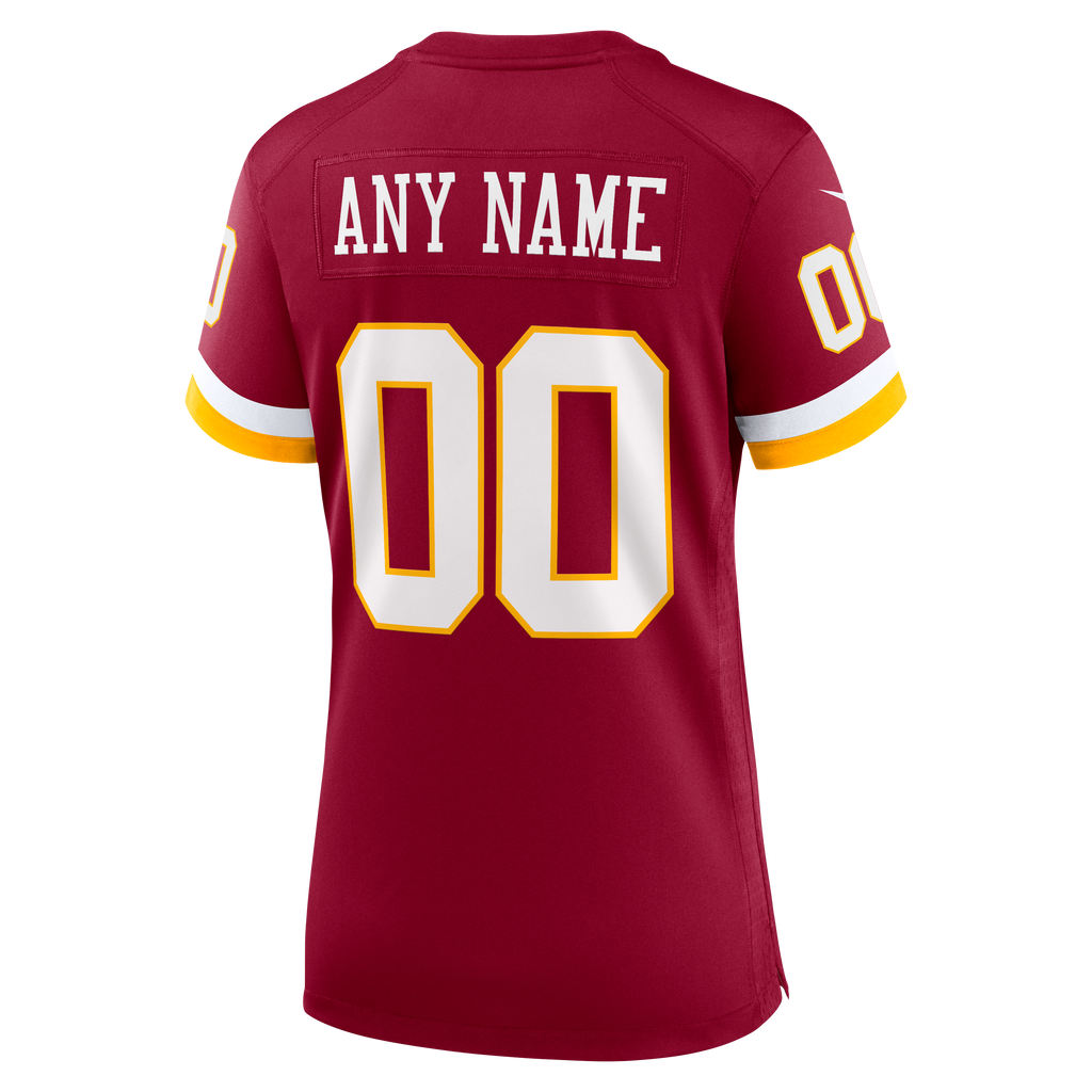 Women's Washington Commanders Nike Burgundy Custom Game Jersey