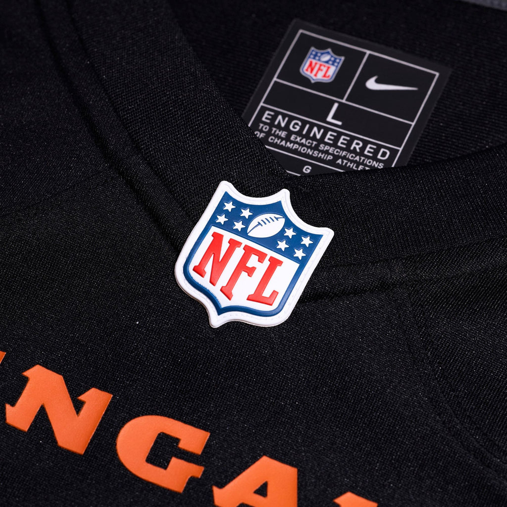 Men's Cincinnati Bengals Kyle Dugger Nike Black Team Game Jersey
