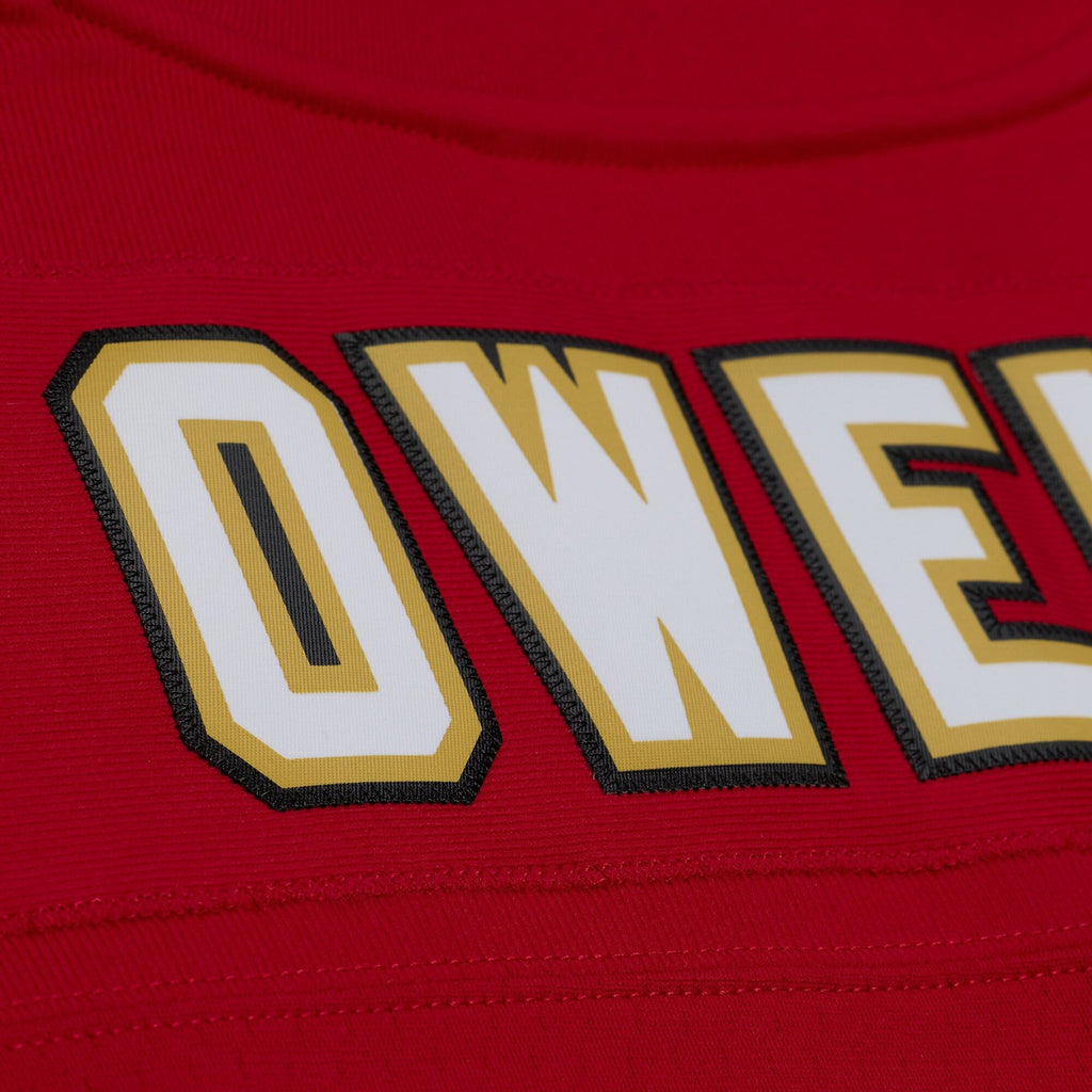 Men's San Francisco 49Ers Terrell Owens Mitchell And Ness Red 1996 Legacy Replica Player Jersey