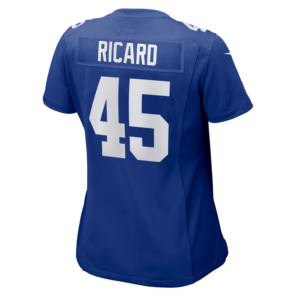 Women's New York Giants Patrick Ricard Nike Royal Team Game Jersey