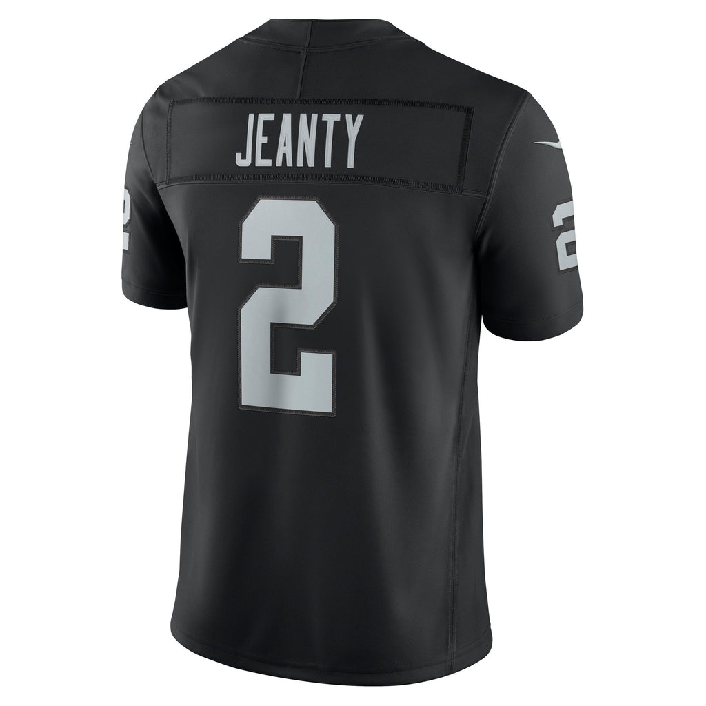 Men's Las Vegas Raiders Ashton Jeanty Nike Black Team Vapor Fuse Stitched Limited Jersey