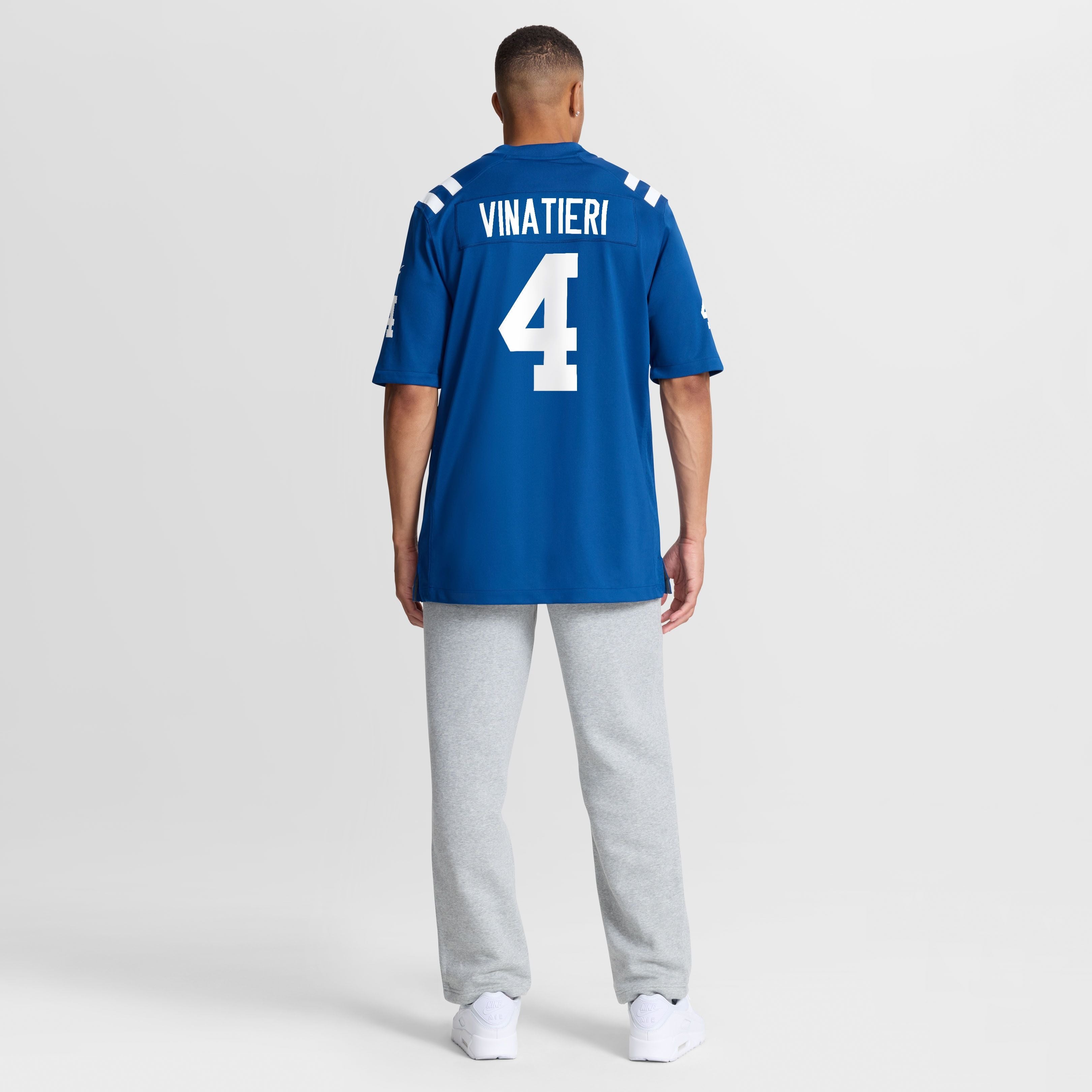 Men's Indianapolis Colts Adam Vinatieri Nike Royal Team Retired Game Jersey