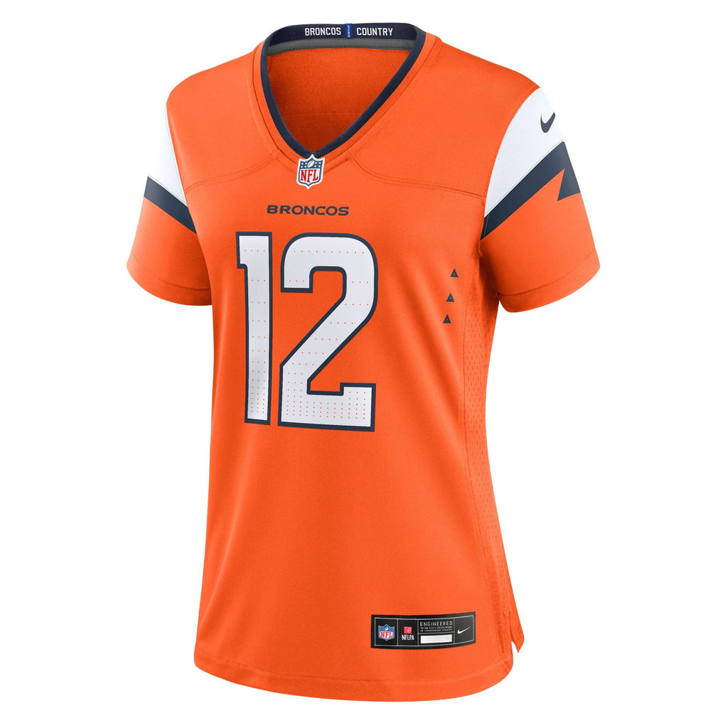 Women's Denver Broncos Rj Harvey Nike Orange Team Game Jersey