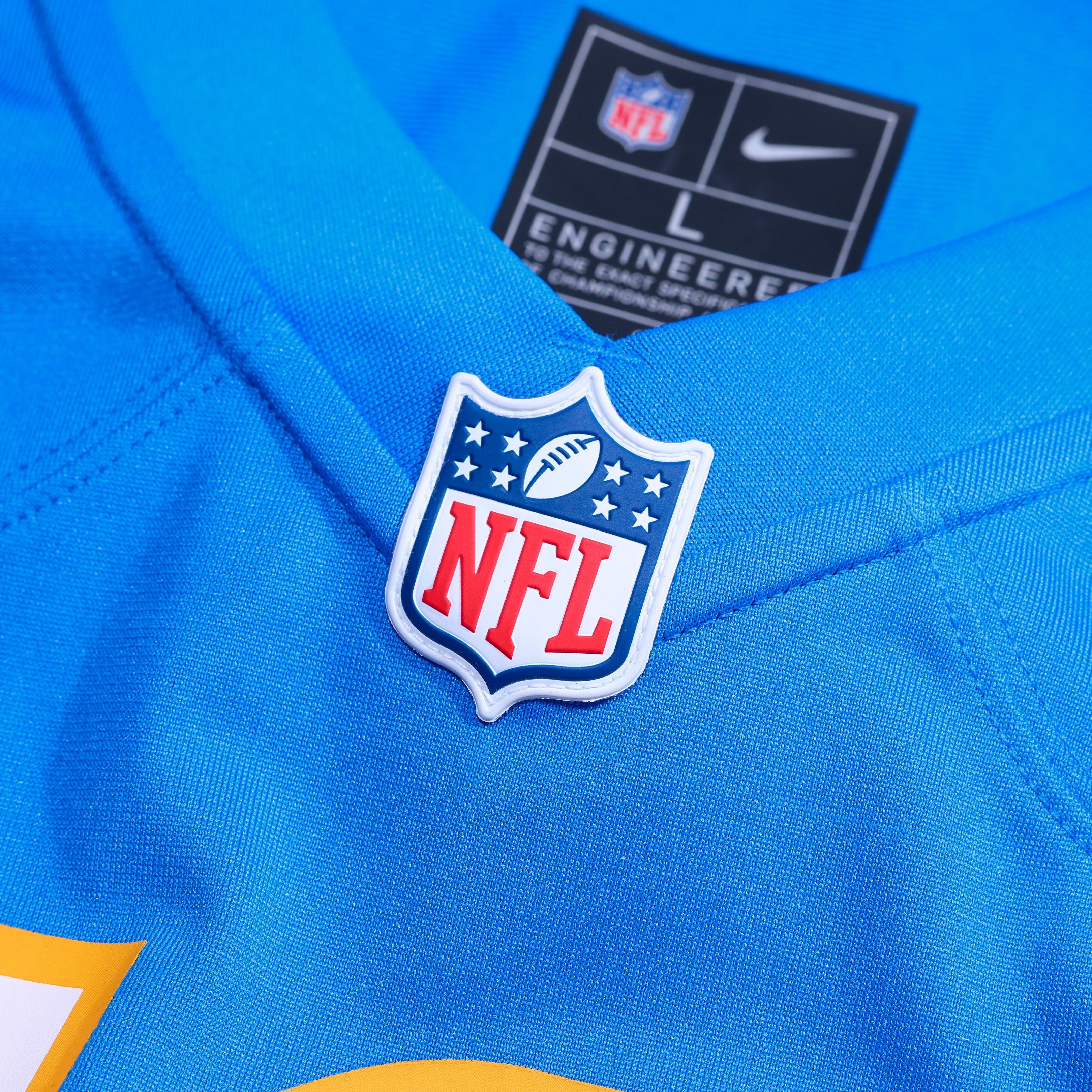 Men's Los Angeles Chargers Akheem Mesidor Nike Powder Blue 2026 Nfl Draft First Round Pick No 22 Team Game Jersey