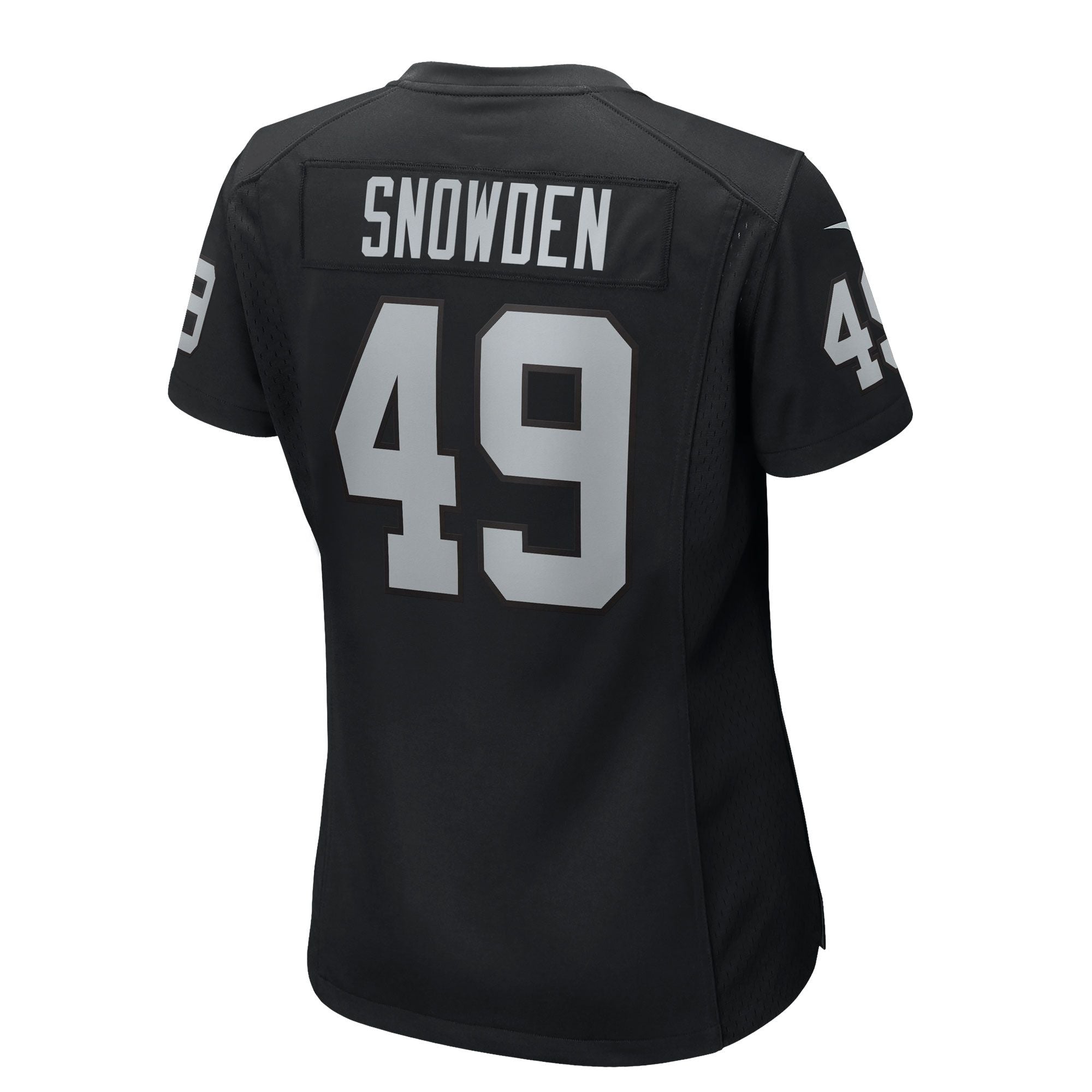 Women's Las Vegas Raiders Charles Snowden Nike Black Team Game Jersey
