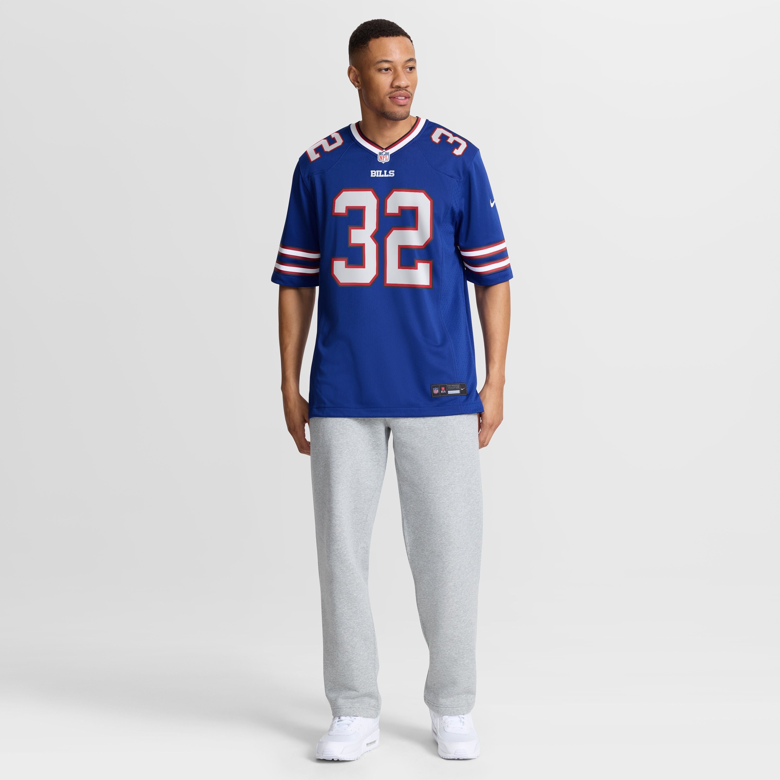 Men's Buffalo Bills Toriano Pride Jr Nike Royal Team Game Jersey