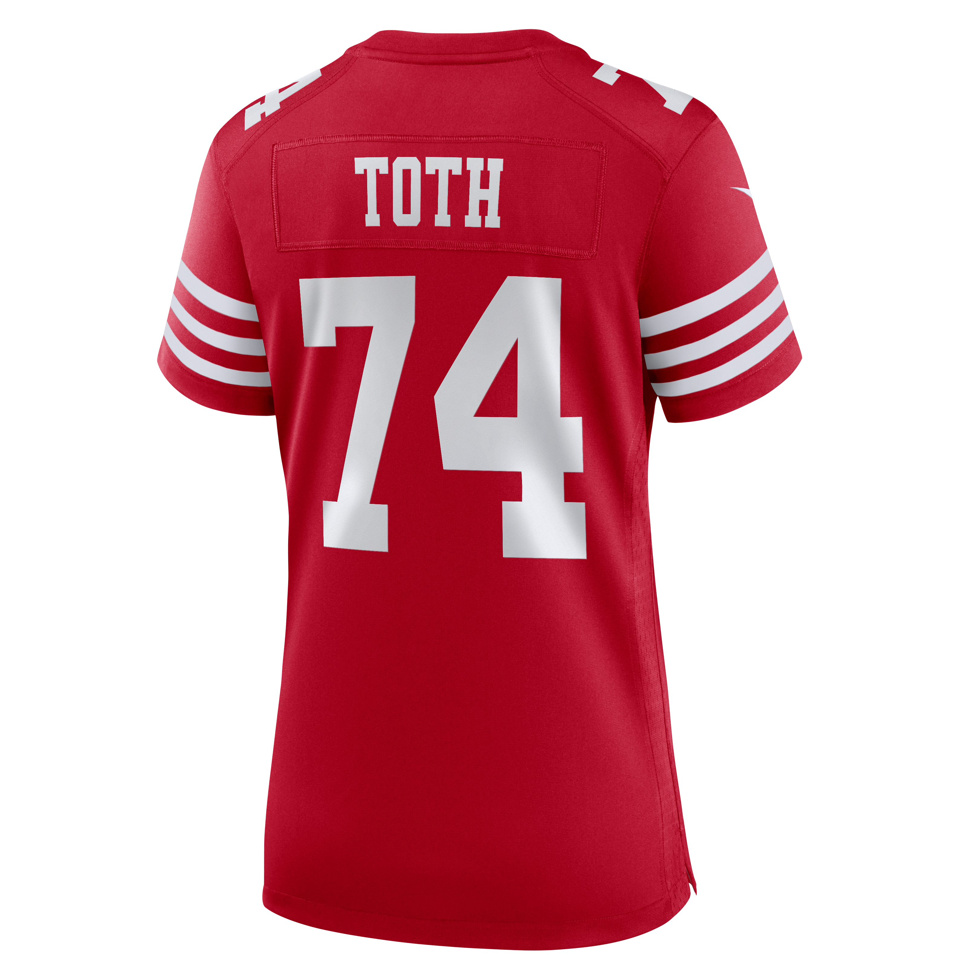 Women's San Francisco 49Ers Brett Toth Nike Scarlet Team Game Jersey
