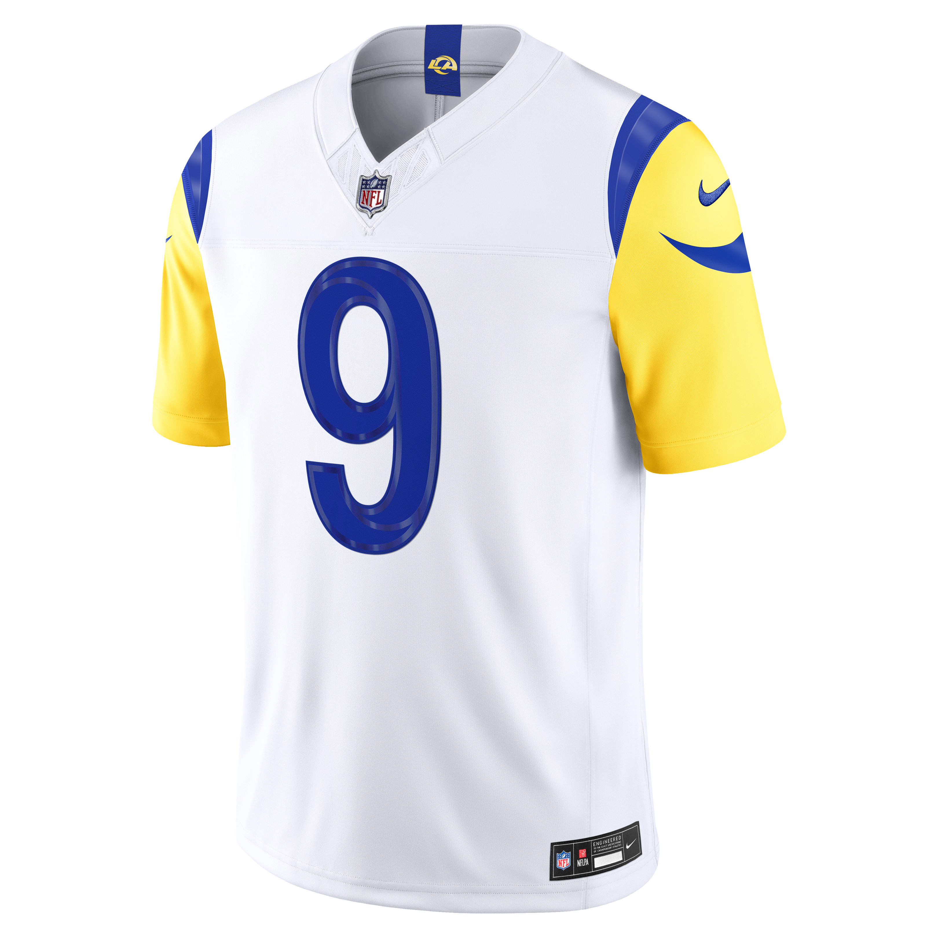 Men's Los Angeles Rams Matthew Stafford Nike White Vapor Fuse Stitched Limited Jersey