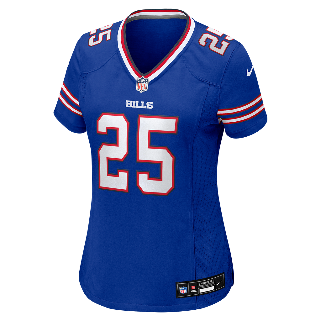 Women's Buffalo Bills Geno Stone Nike Royal Team Game Jersey