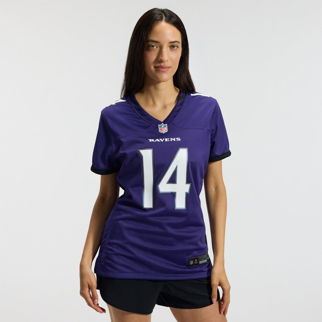 Women's Baltimore Ravens Kyle Hamilton Nike Purple Team Game Jersey