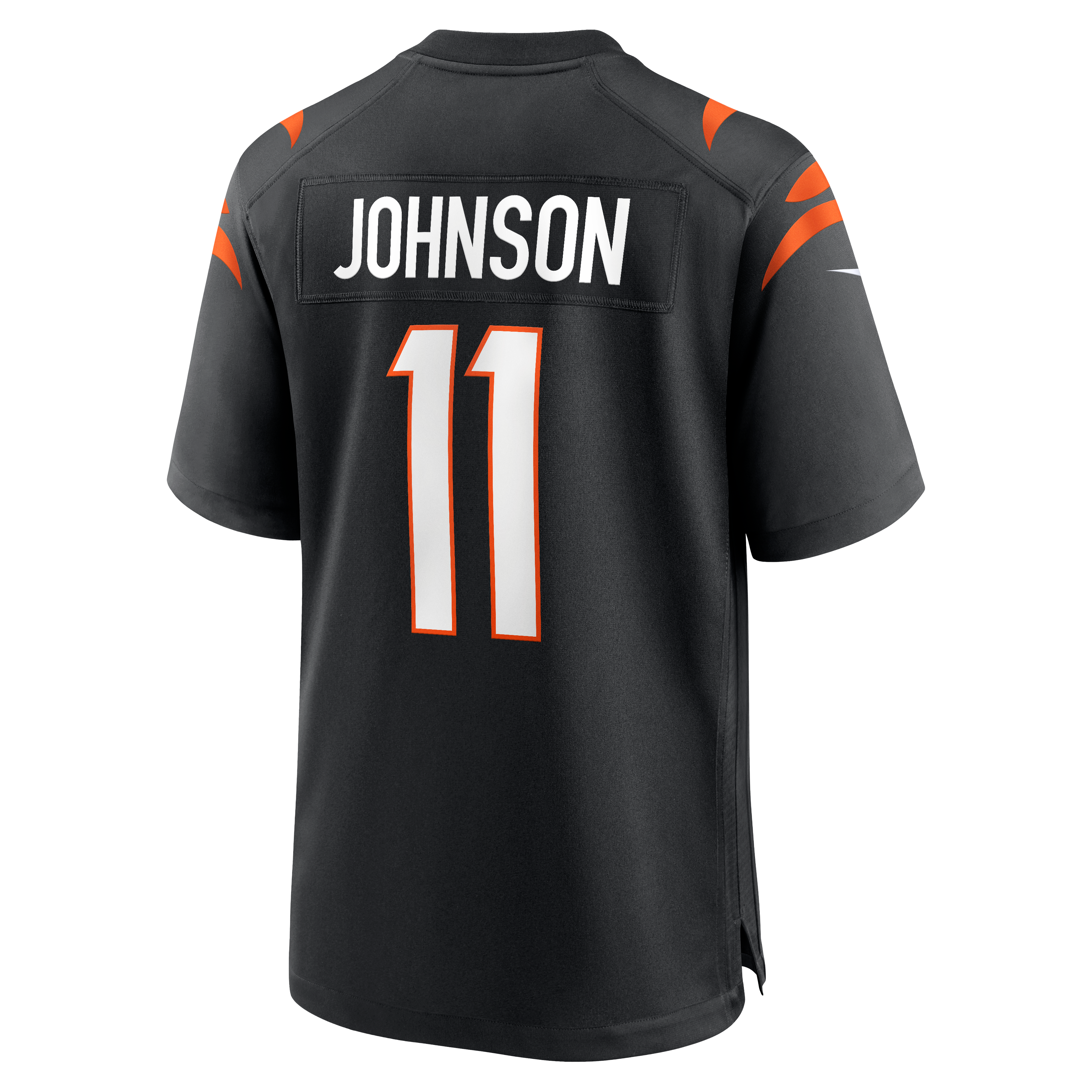 Men's Cincinnati Bengals Josh Johnson Nike Black Team Game Jersey