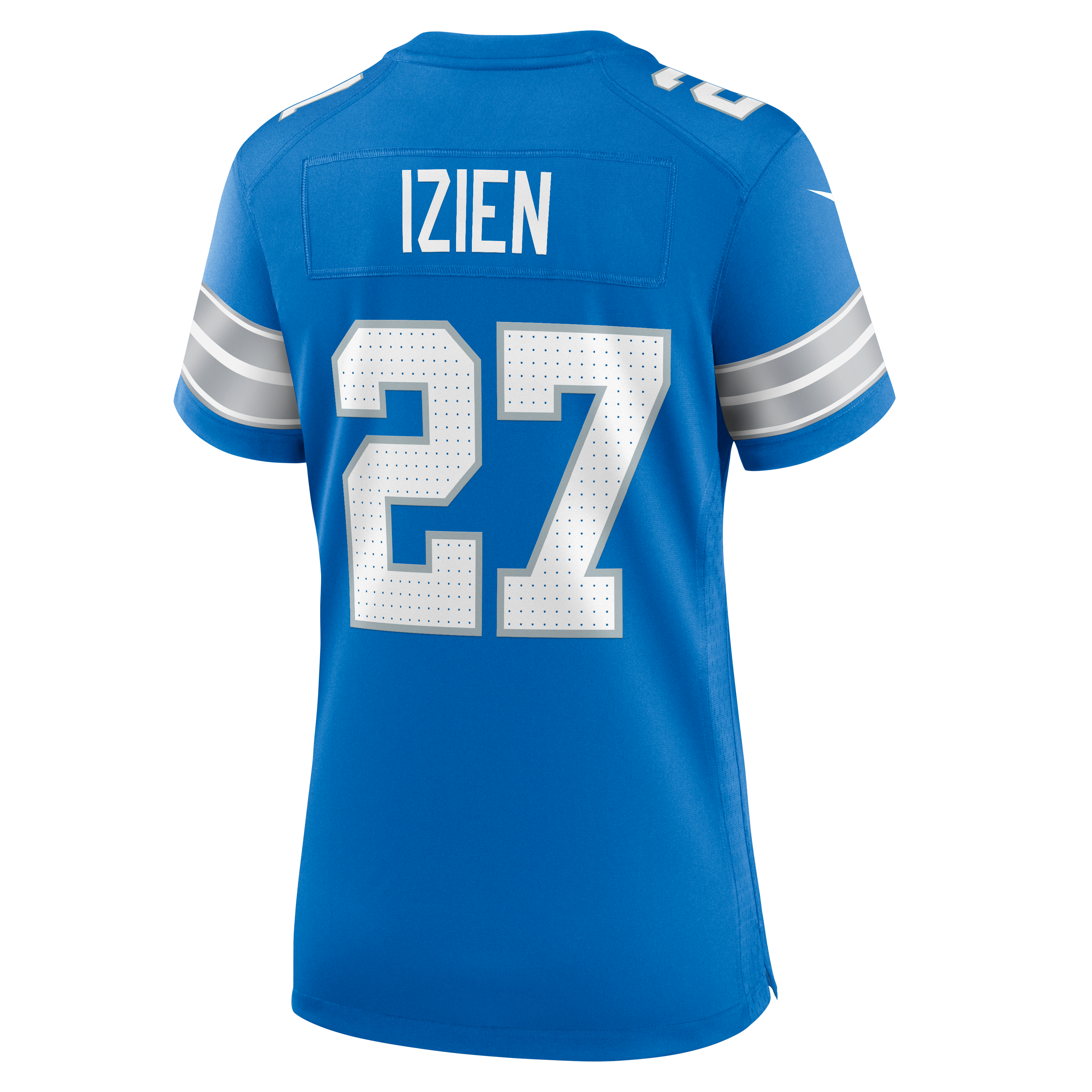 Women's Detroit Lions Christian Izien Nike Blue Team Game Jersey