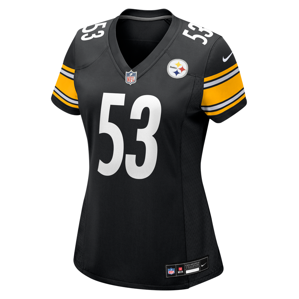 Women's Pittsburgh Steelers Jawhaun Bentley Nike Black Team Game Jersey