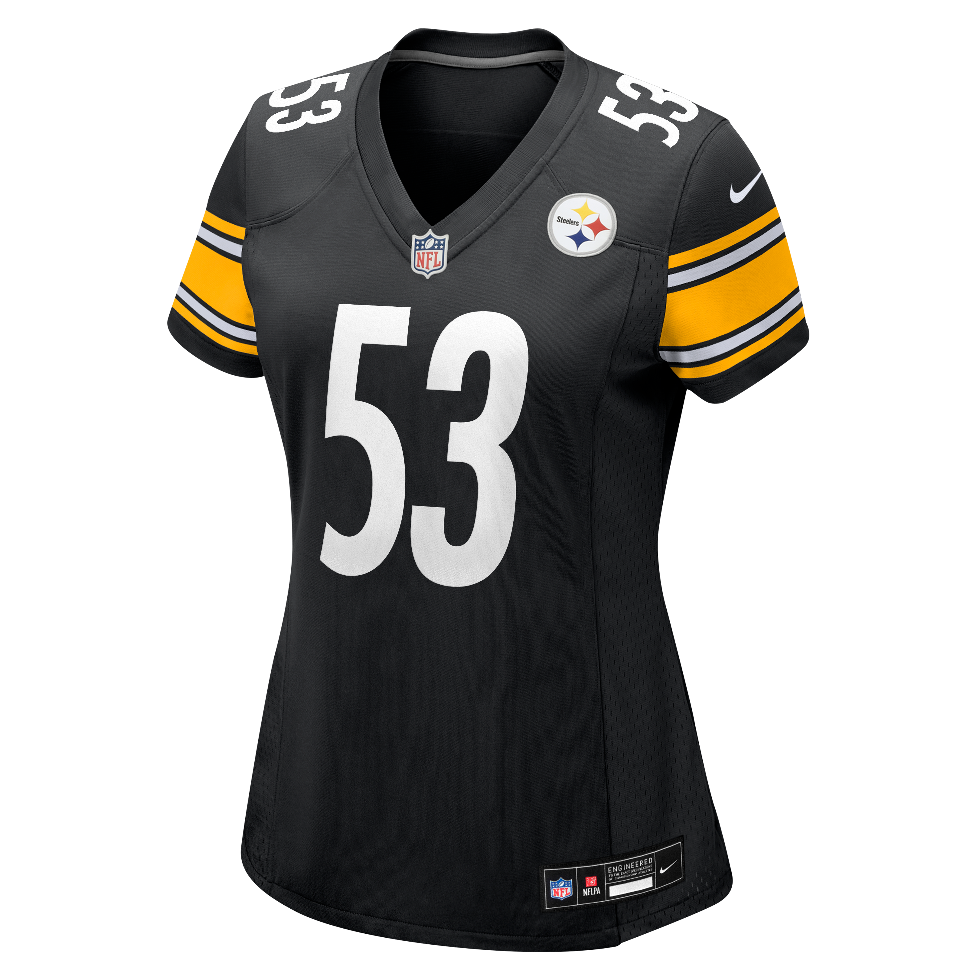 Women's Pittsburgh Steelers Jawhaun Bentley Nike Black Team Game Jersey