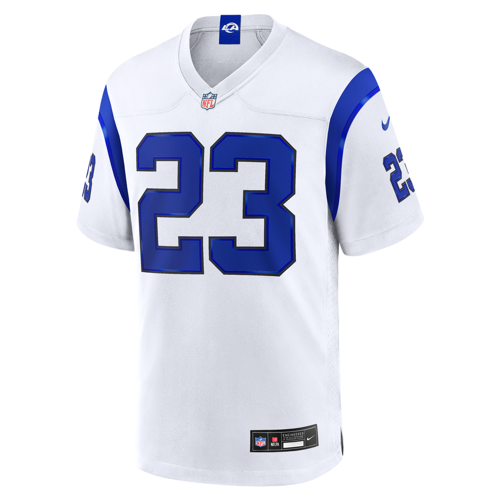 Men's Los Angeles Rams Kyren Williams Nike Fearsome White Game Jersey