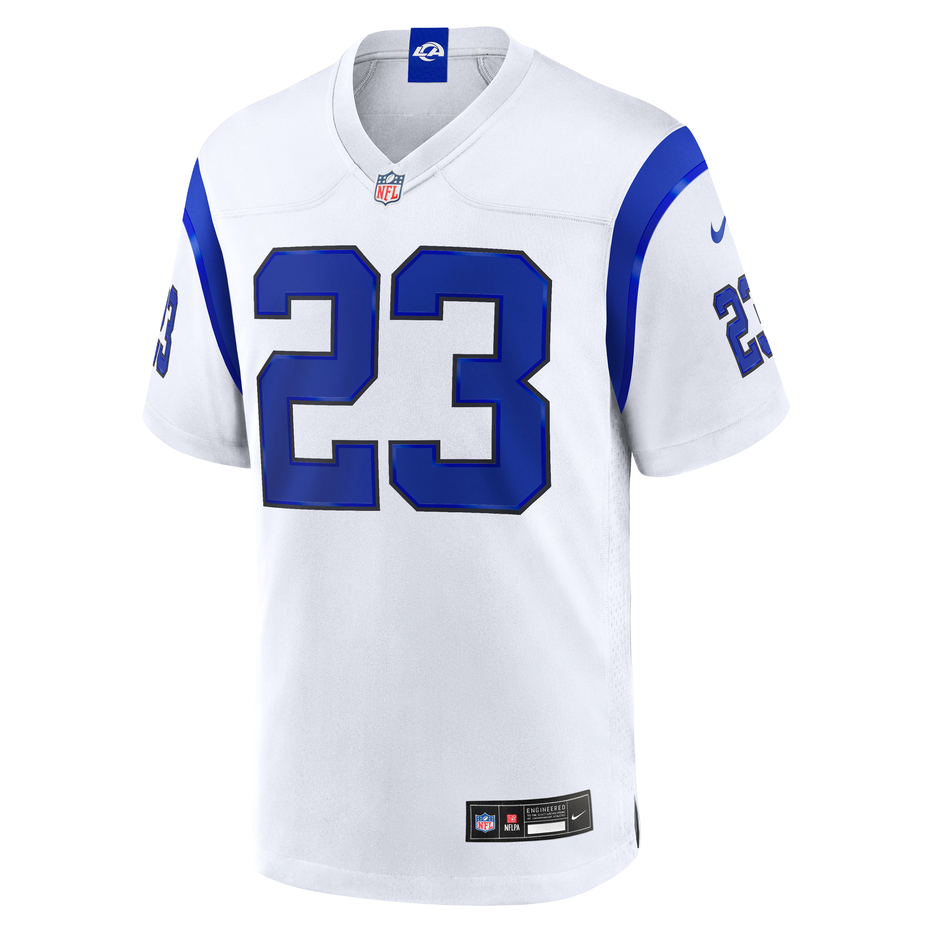 Men's Los Angeles Rams Kyren Williams Nike Fearsome White Game Jersey